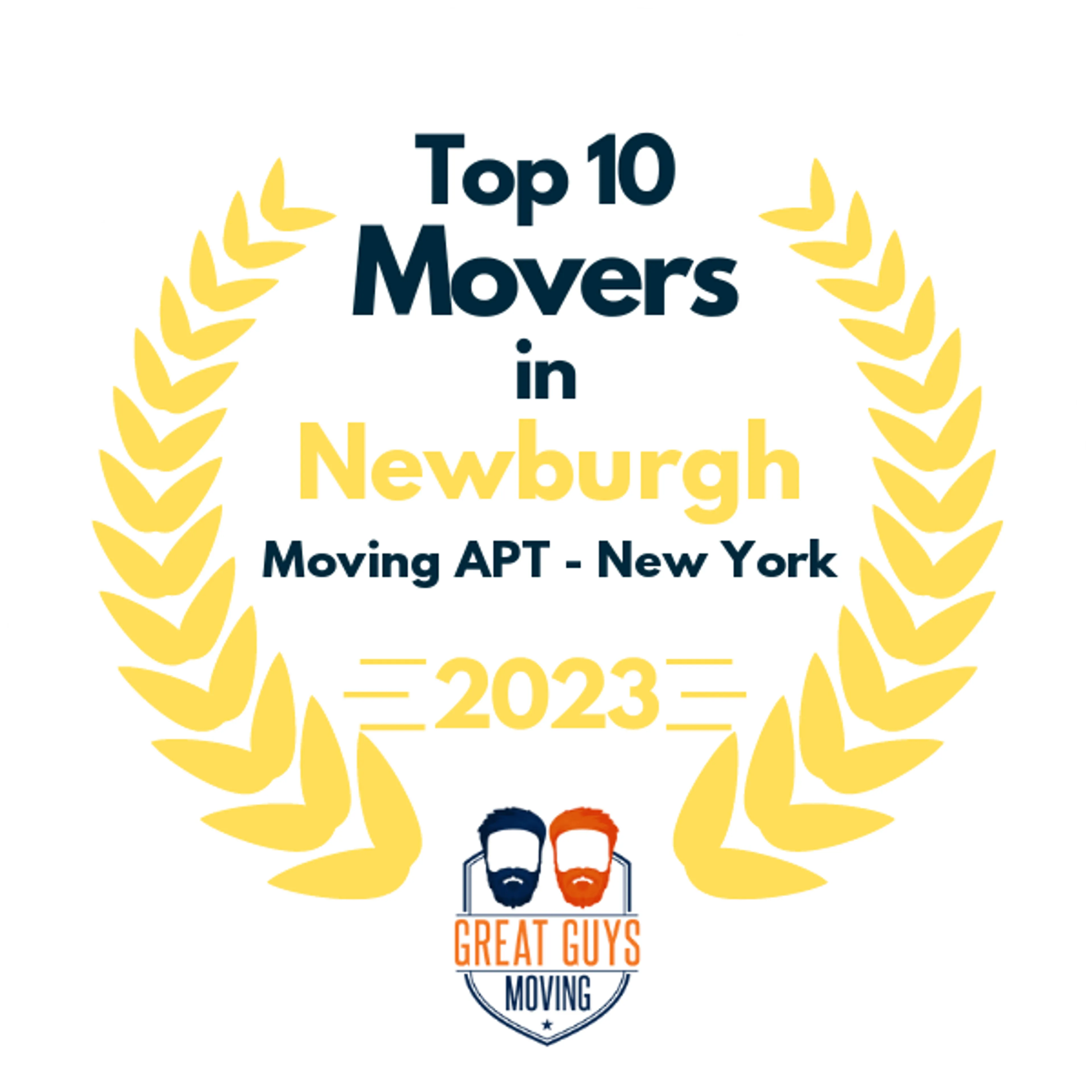 Top 10 Movers in New Rochelle, NY 2023 award