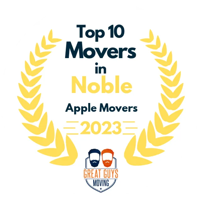 Top 10 Movers in Oklahoma City, OK 2023 award