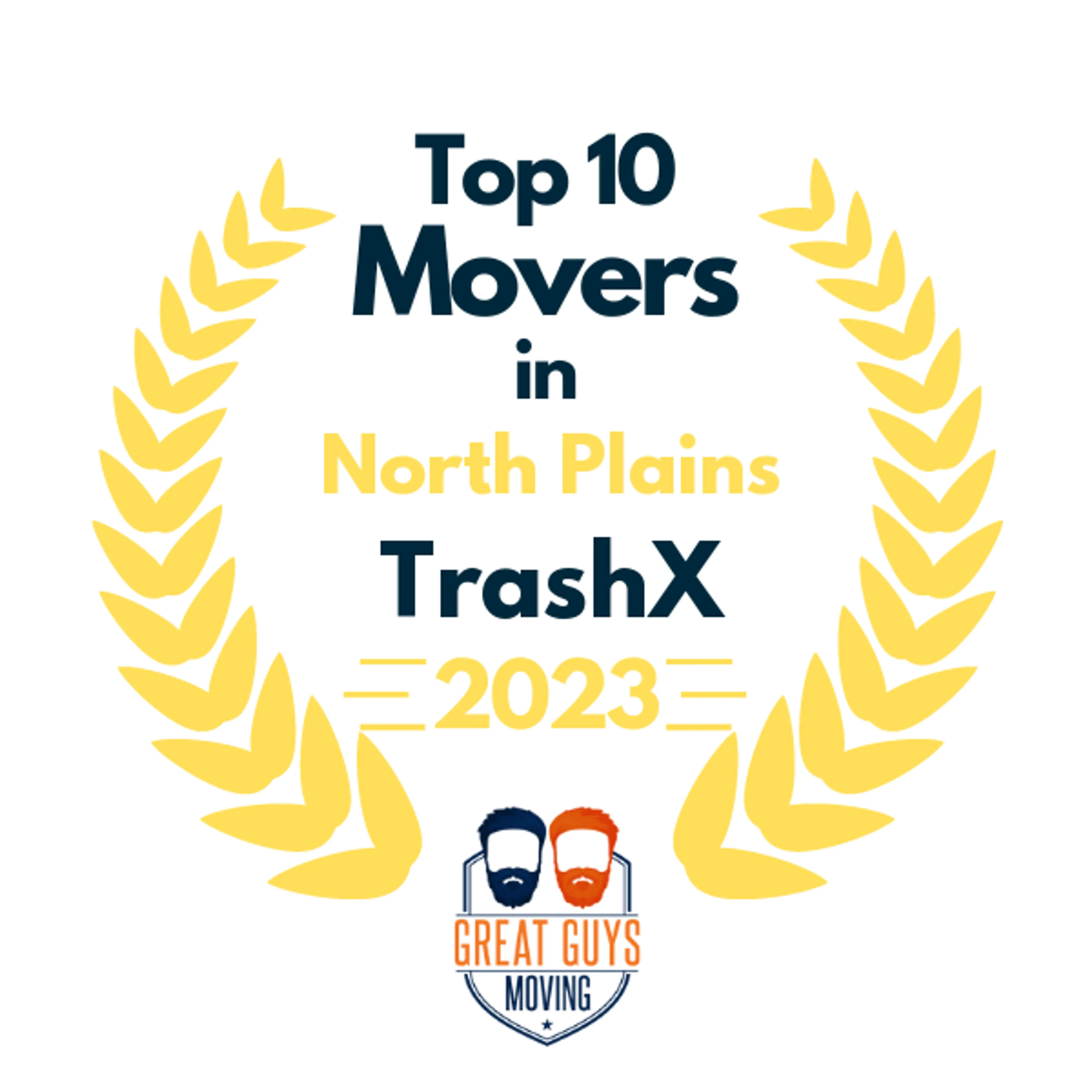 Top 10 Movers in Hillsboro, OR 2023 award