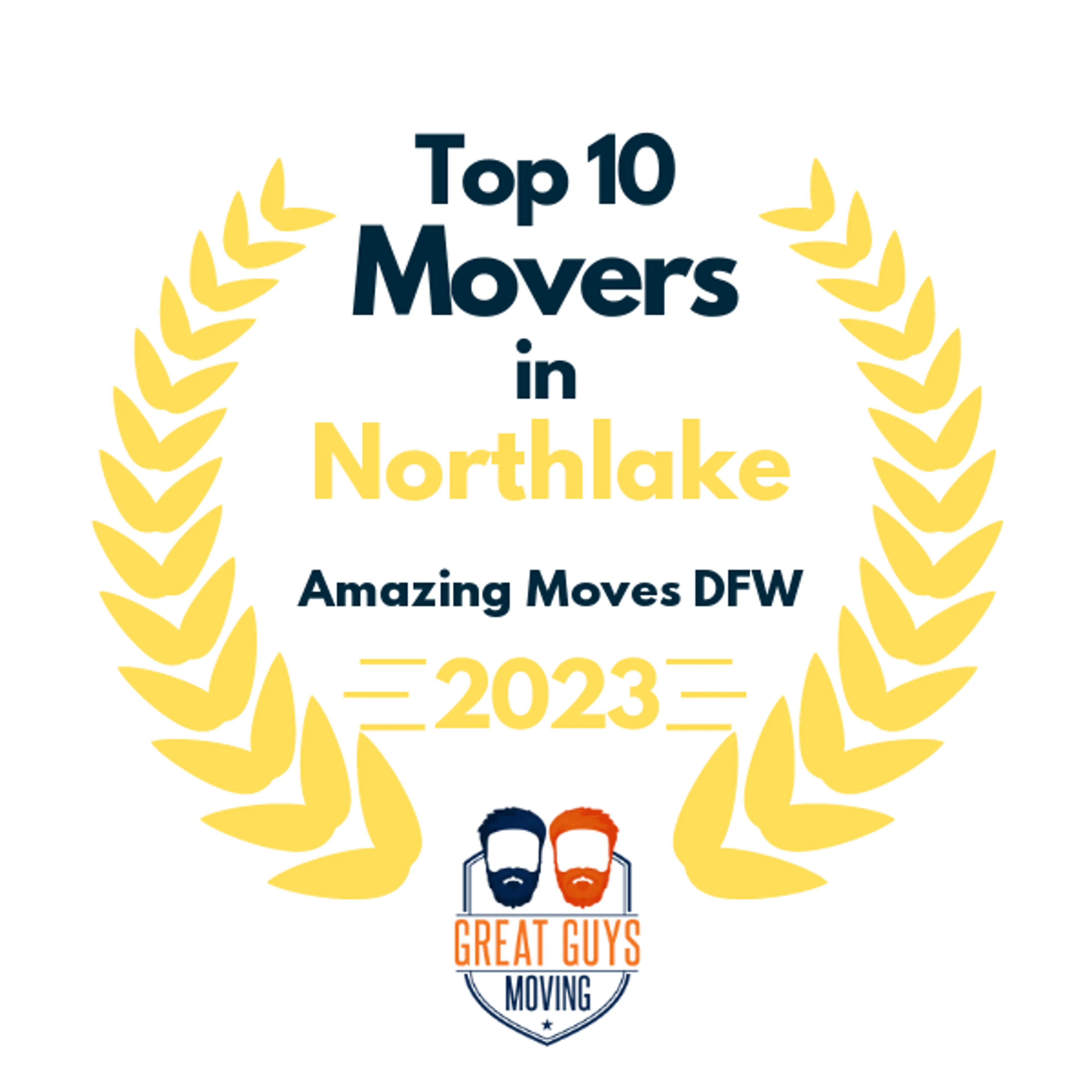Top 10 Movers in Fort Worth, TX 2023 award