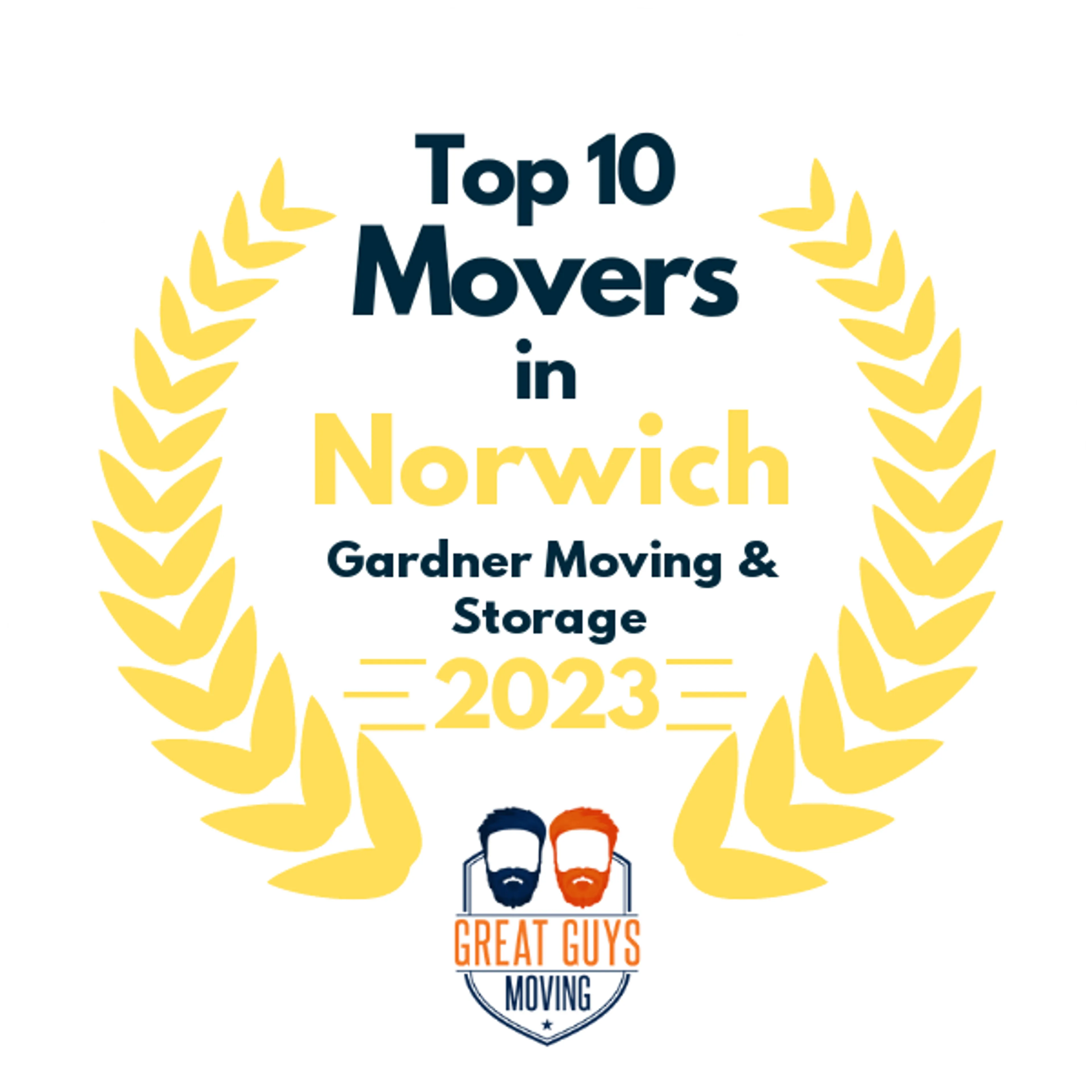 Top 10 Movers in New Britain, CT 2023 award
