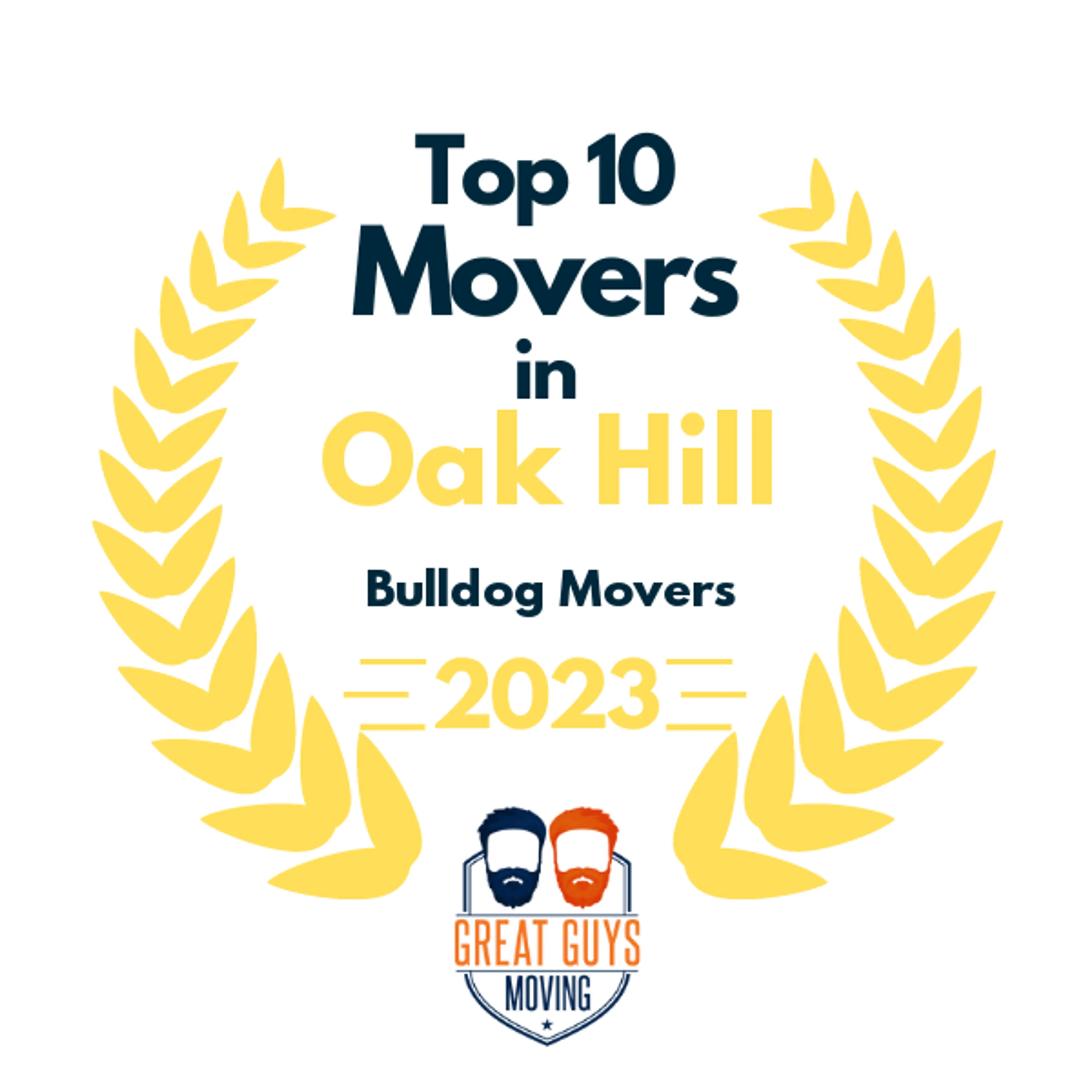 Top 10 Movers in Frederick, MD 2023 award