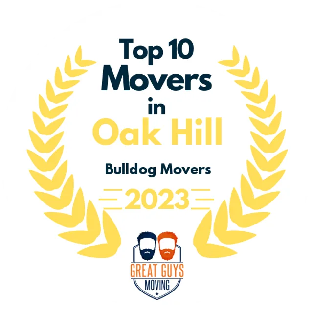 Top 10 Movers in Frederick, MD 2023 award