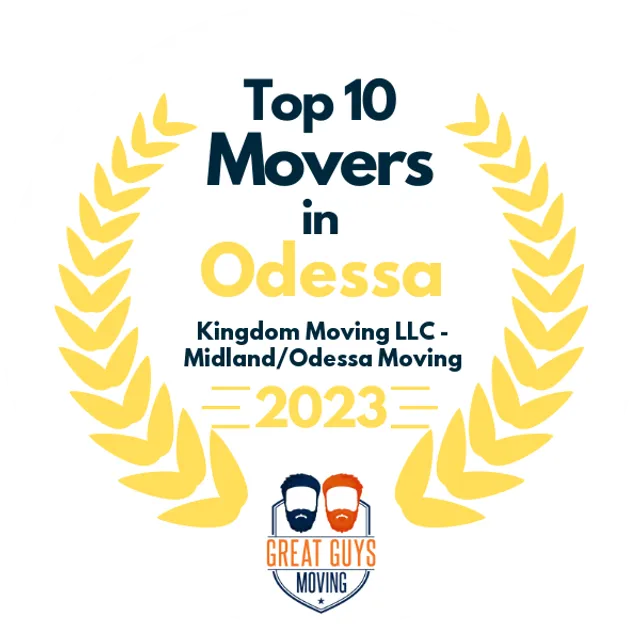 Top 10 Movers in Midland, TX 2023 award