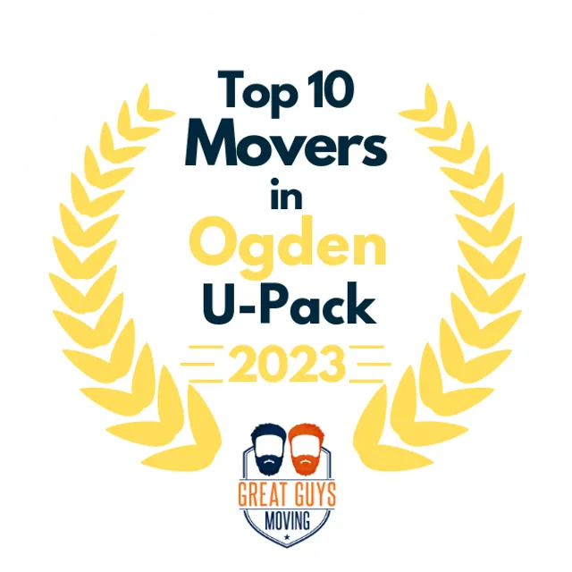 Top 10 Movers in Ogden, UT 2023 award