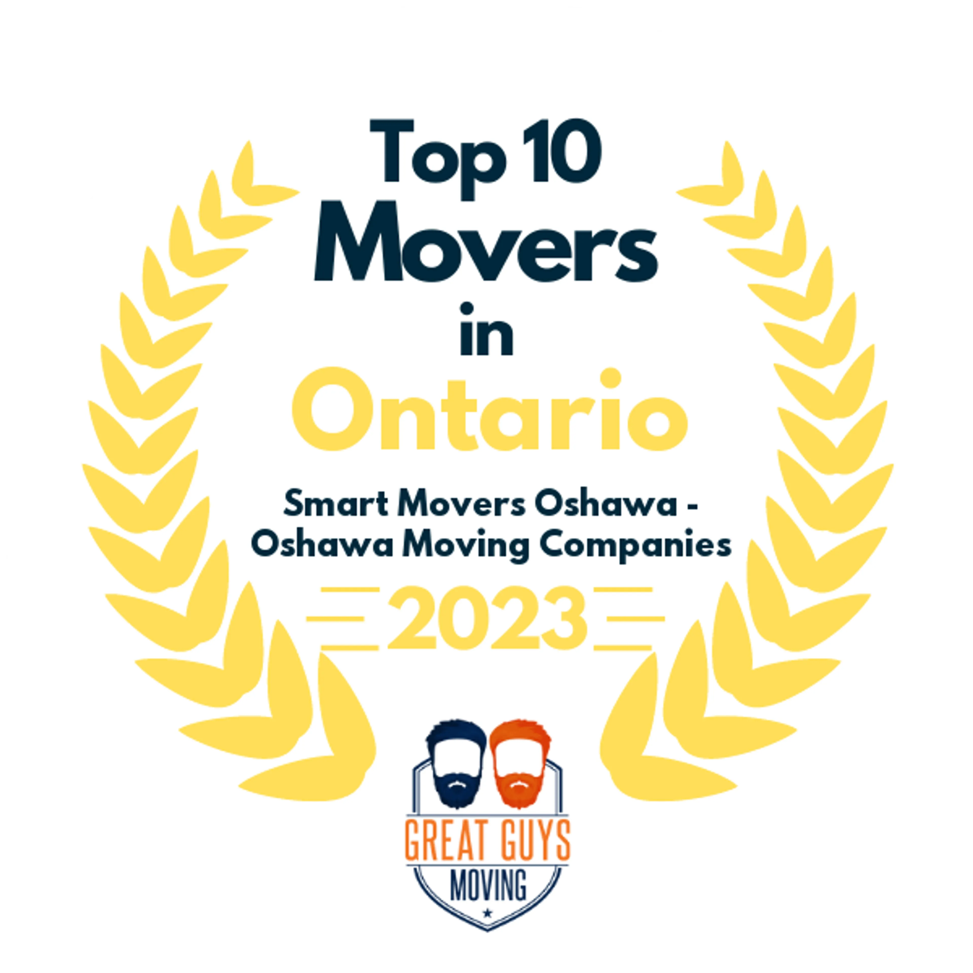 Top 10 Movers in Ontario, CA 2023 award