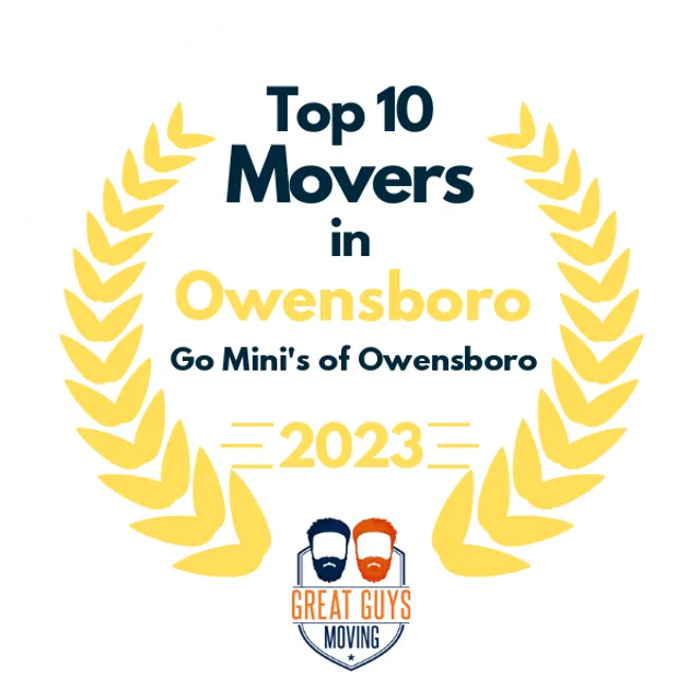 Top 10 Movers in Owensboro, KY 2023 award