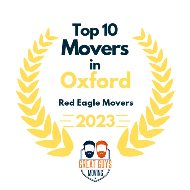 Top 10 Movers in Worcester, MA 2023 award