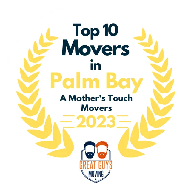 Top 10 Movers in Palm Bay, FL 2023 award