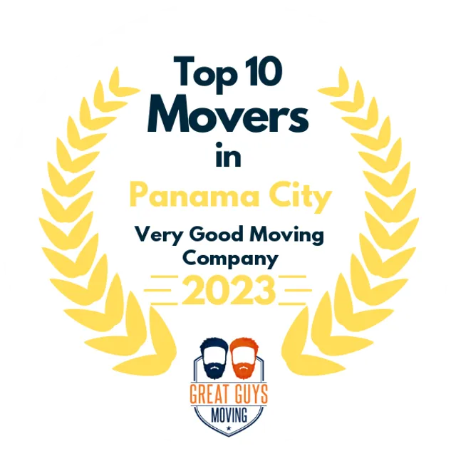 Top 10 Movers in Panama City, FL 2023 award