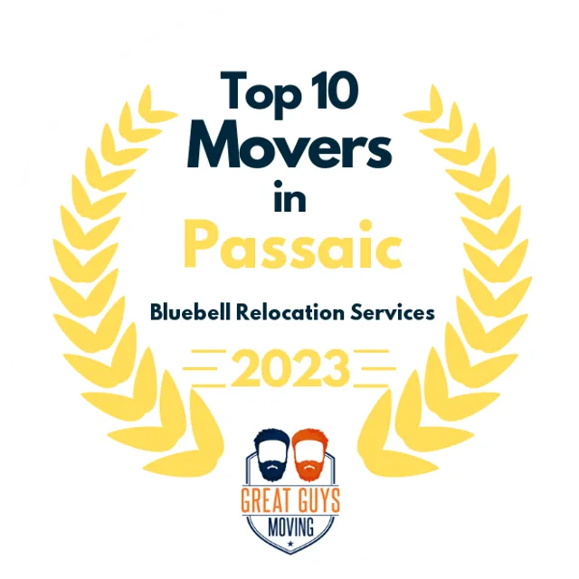 Top 10 Movers in Newark, NJ 2023 award