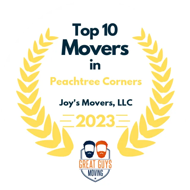 Top 10 Movers in Atlanta, GA 2023 award