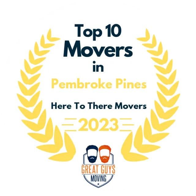 Top 10 Movers in Miami, FL 2023 award