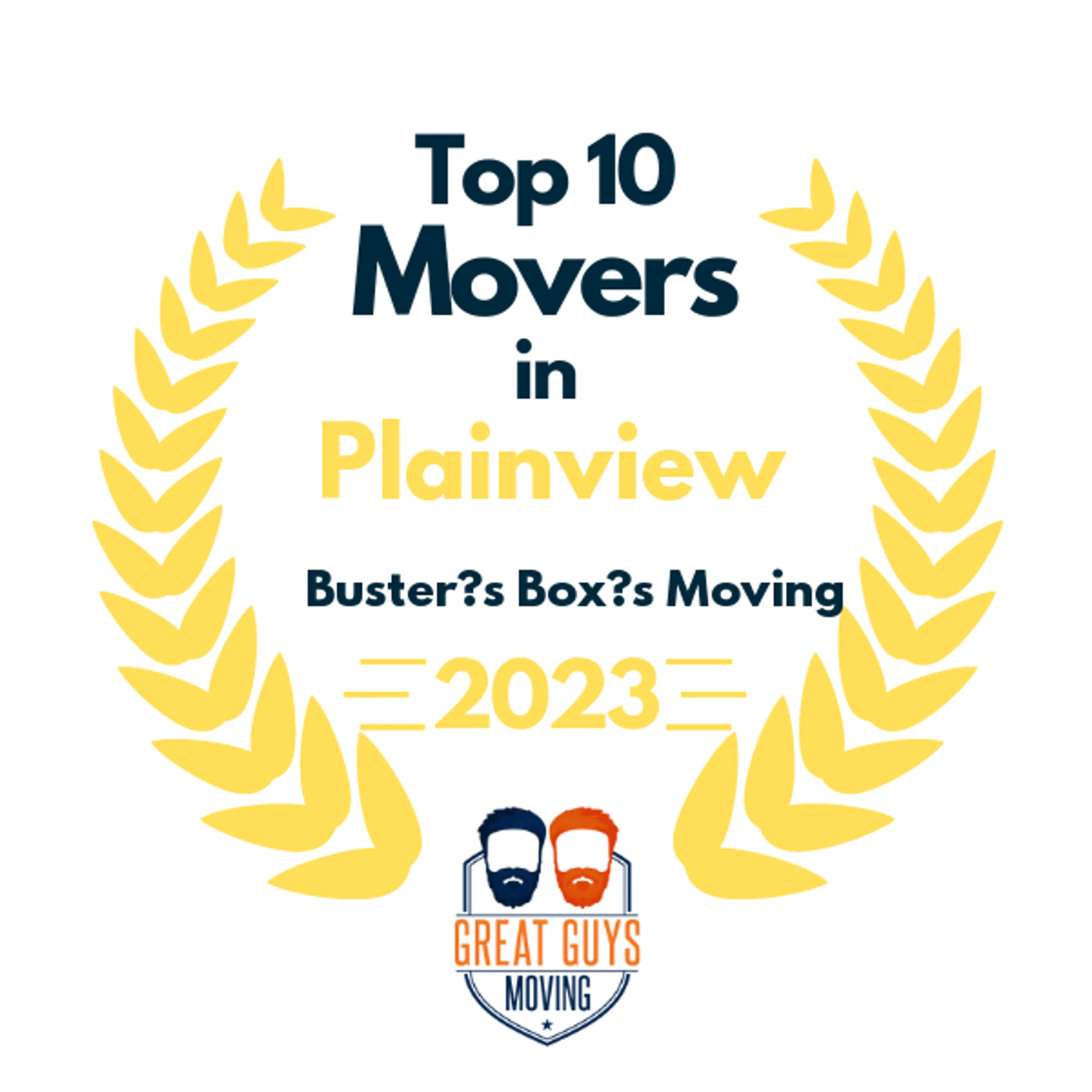 Top 10 Movers in Knoxville, TN 2023 award