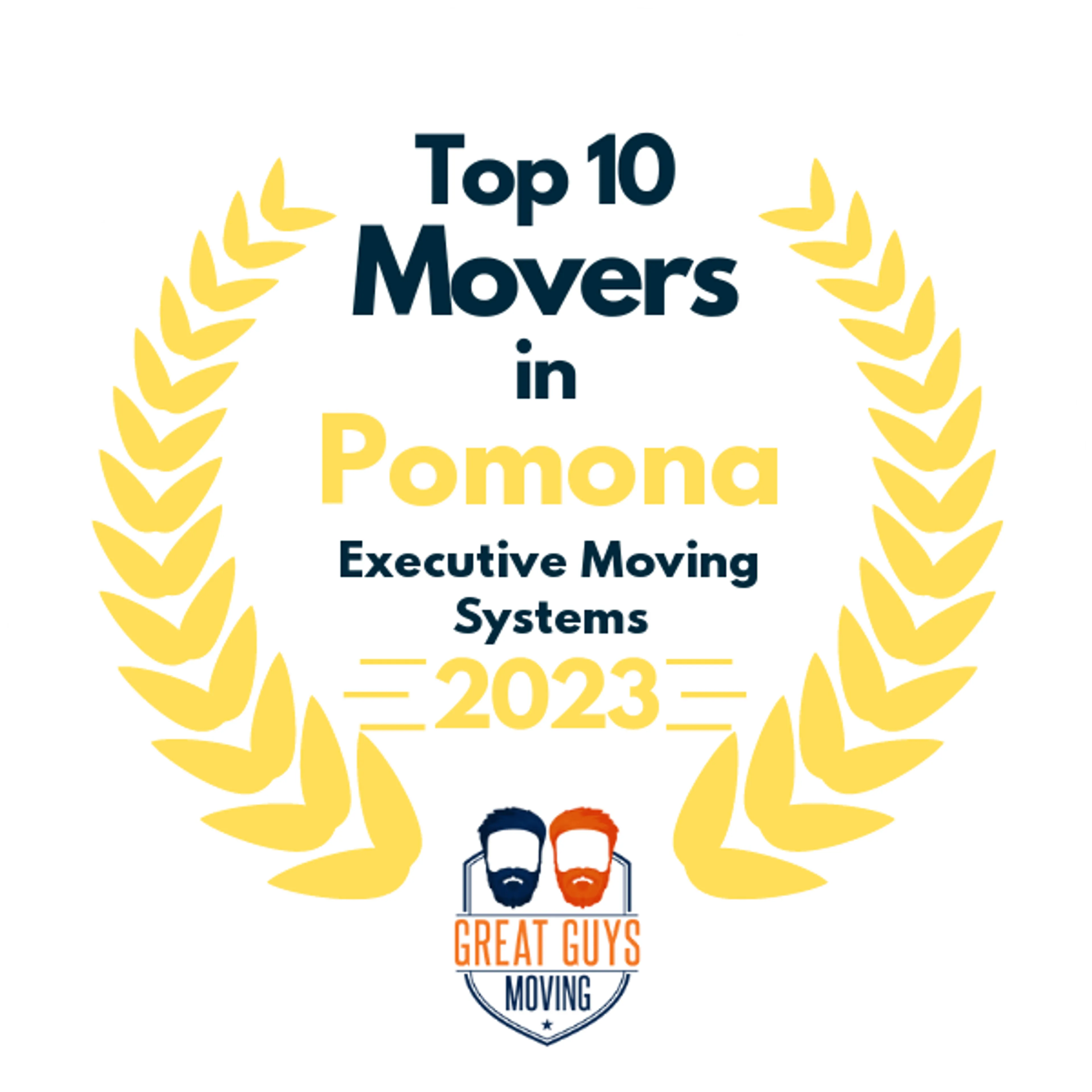 Top 10 Movers in Chino Hills, CA 2023 award