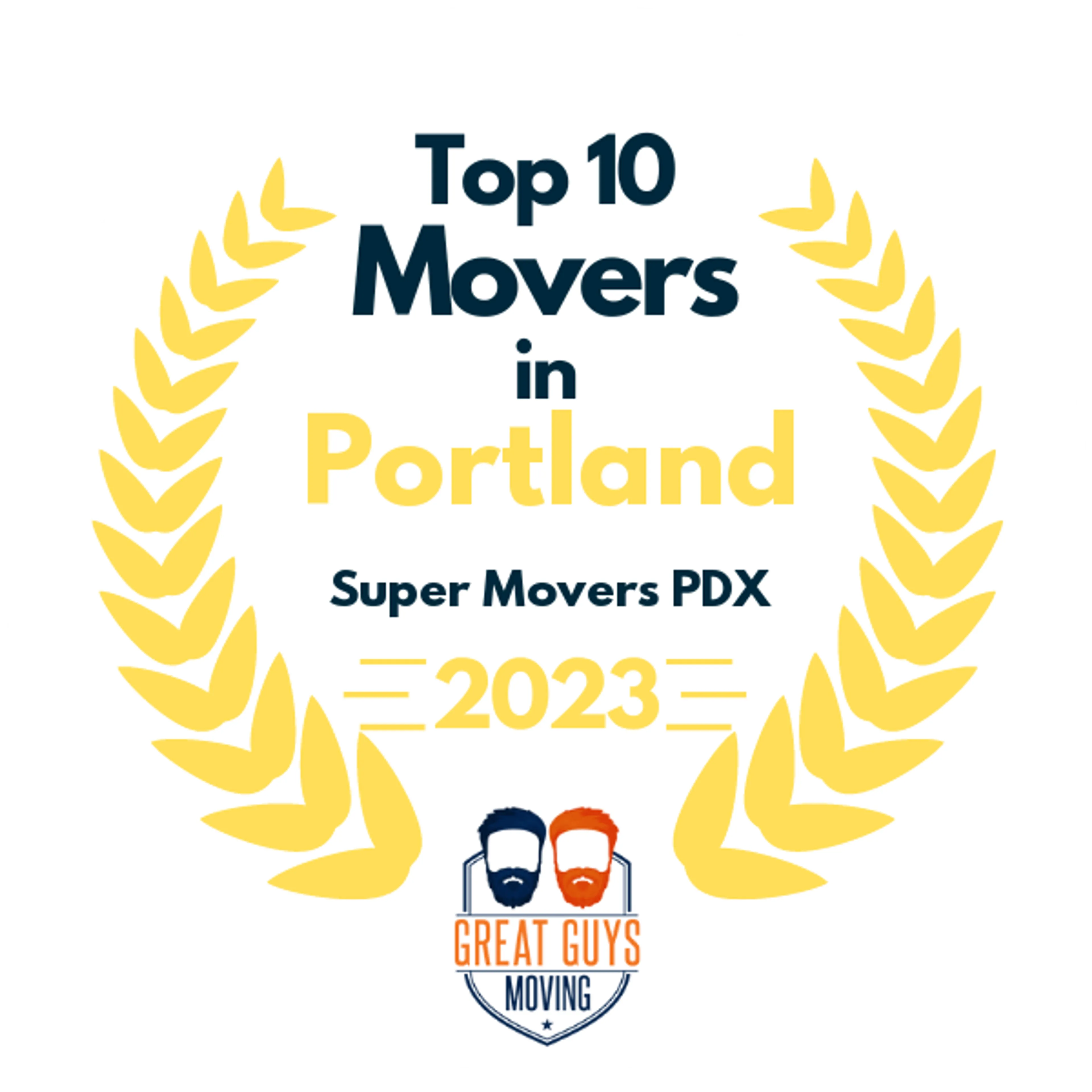 Top 10 Movers in Portland, OR 2023 award