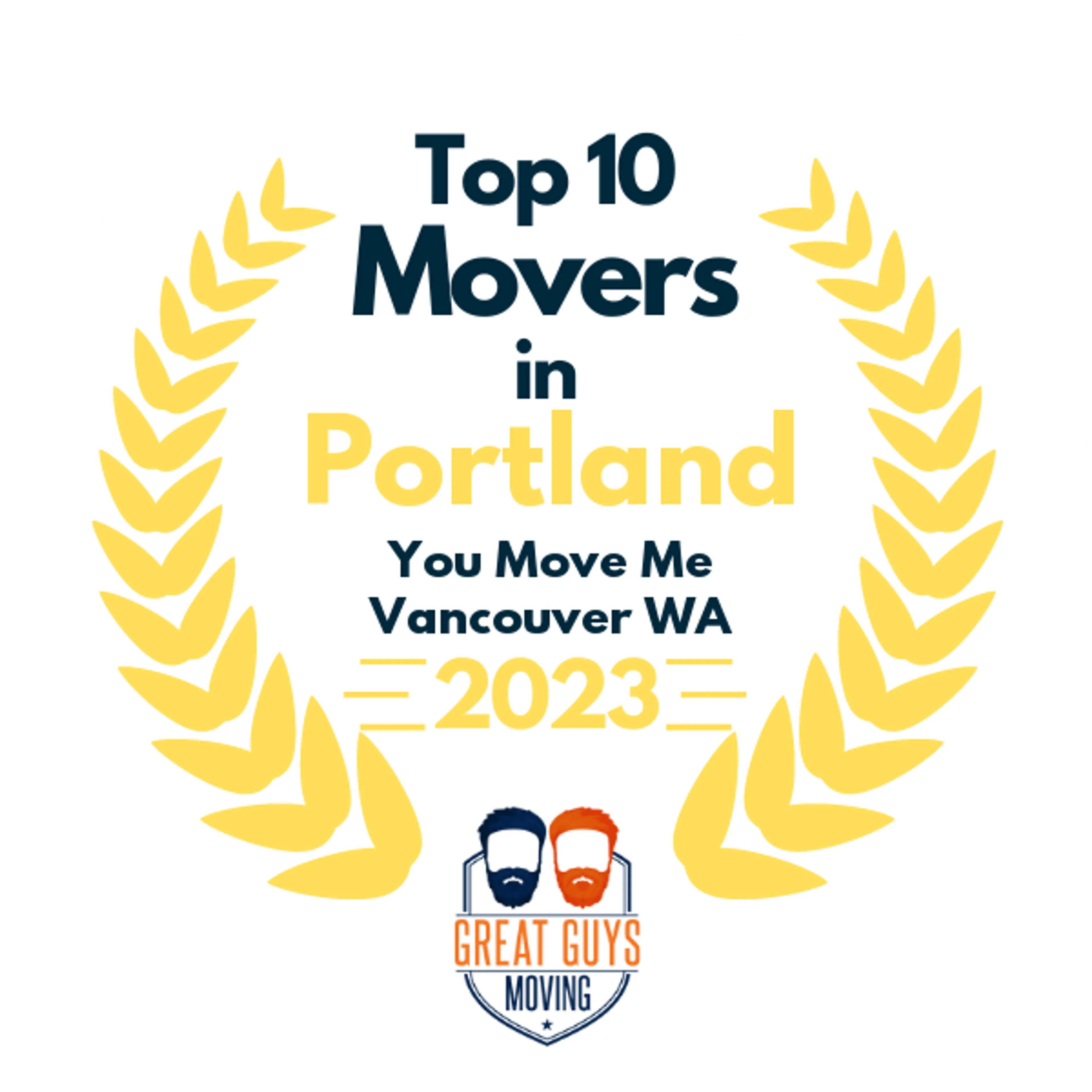 Top 10 Movers in Portland, OR 2023 award