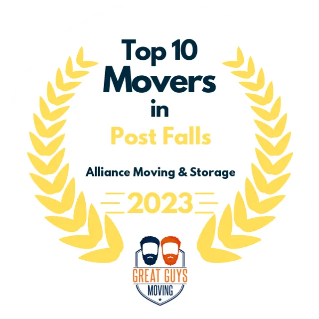 Top 10 Movers in Idaho Falls, ID 2023 award