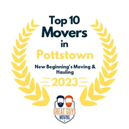 top 10 ranked movers in pottstown 2023 new beginnings moving hauling image