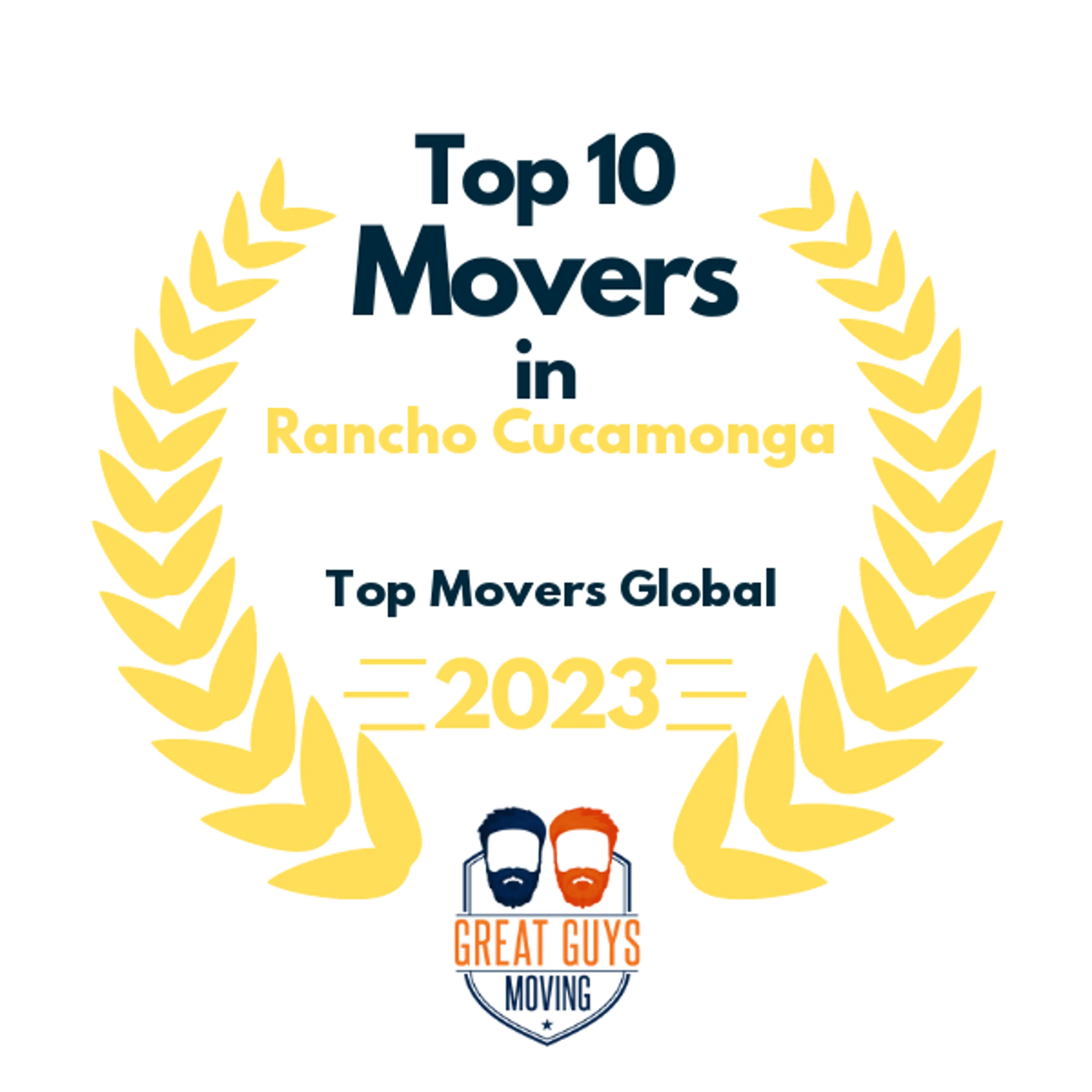 Top 10 Movers in Los Angeles, CA 2023 award