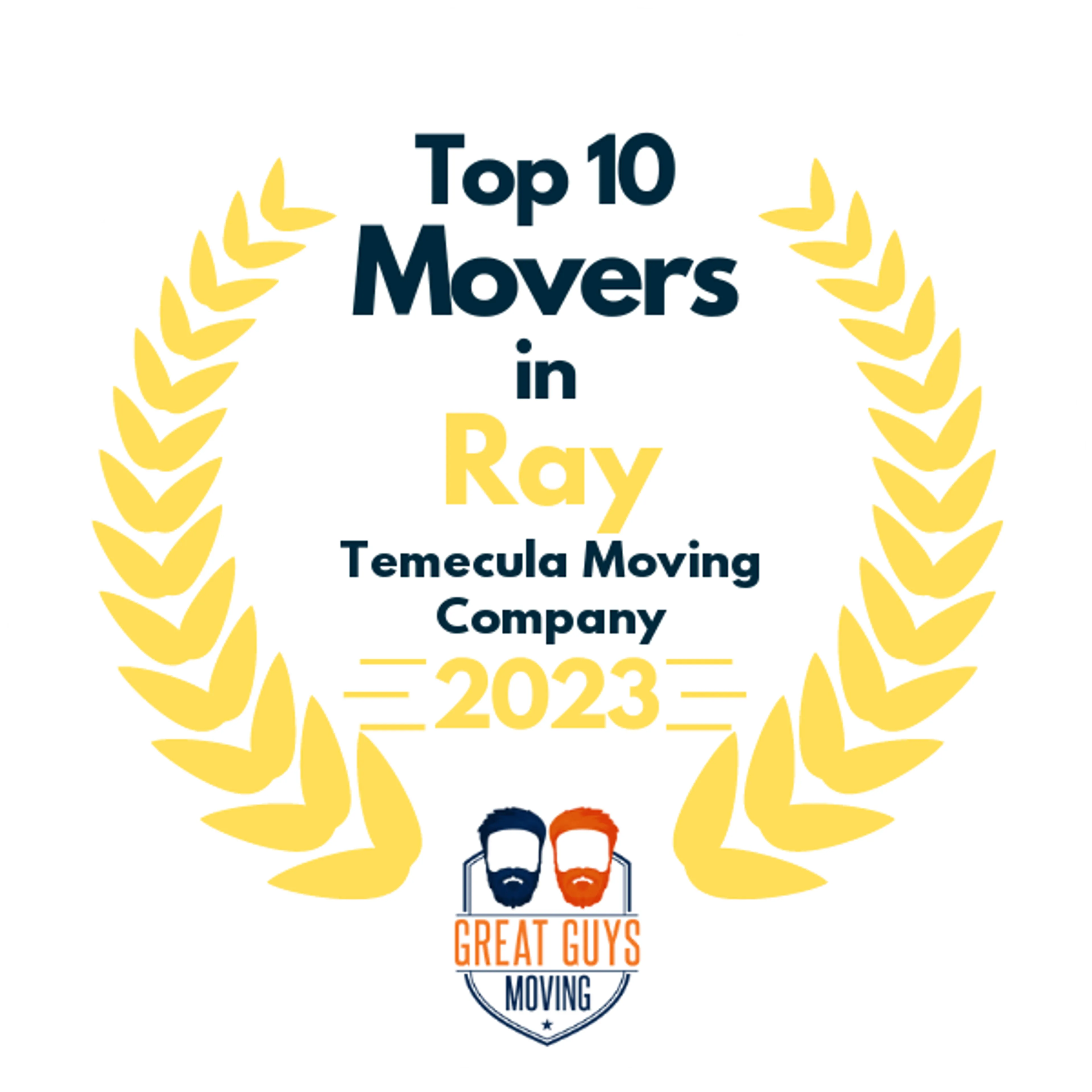 Top 10 Movers in Riverside, CA 2023 award