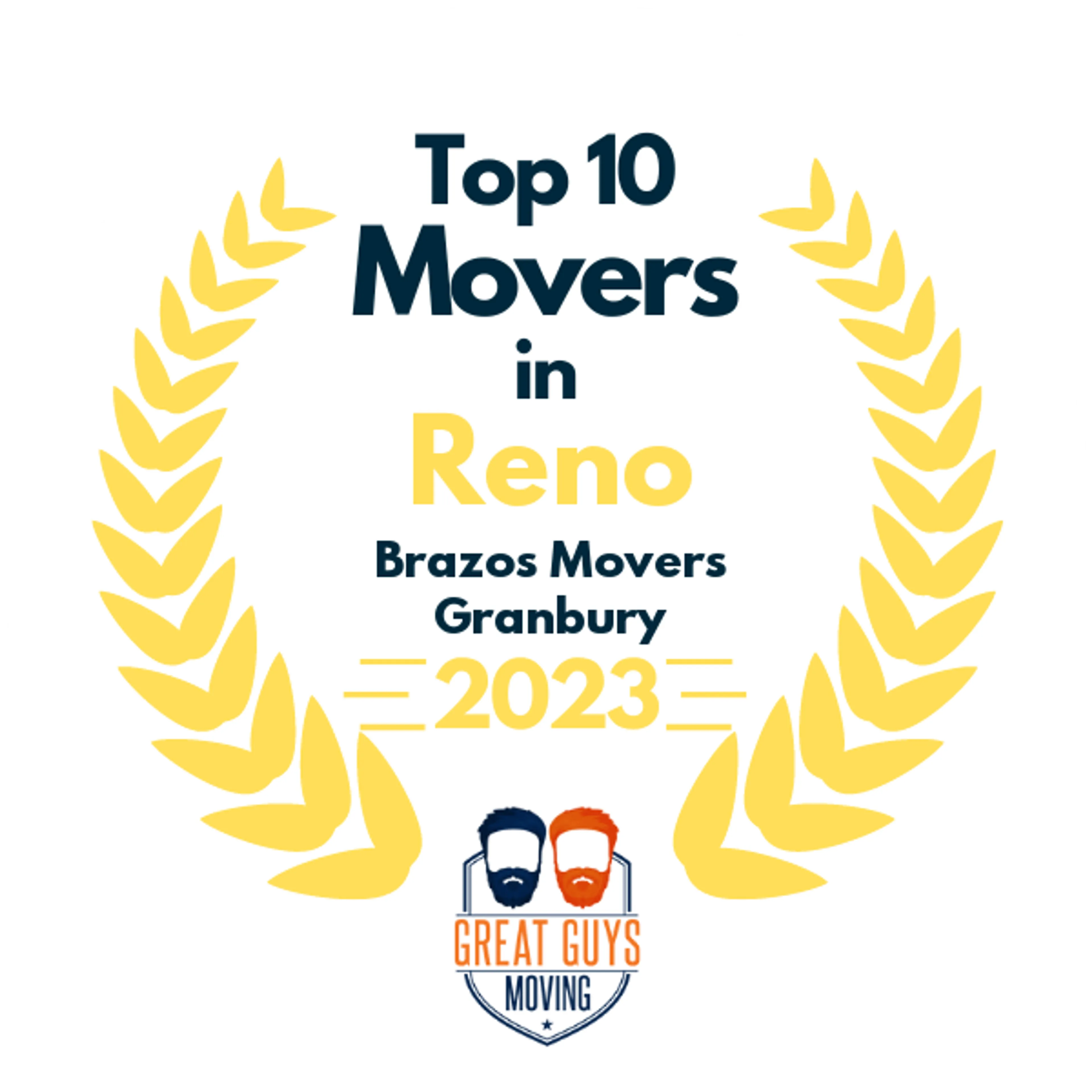 Top 10 Movers in Godley, TX 2023 award
