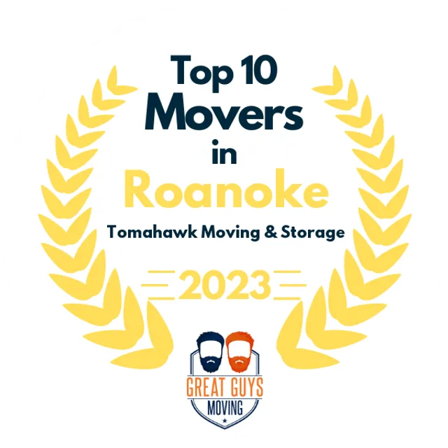 Top 10 Movers in Sandy Springs, GA 2023 award