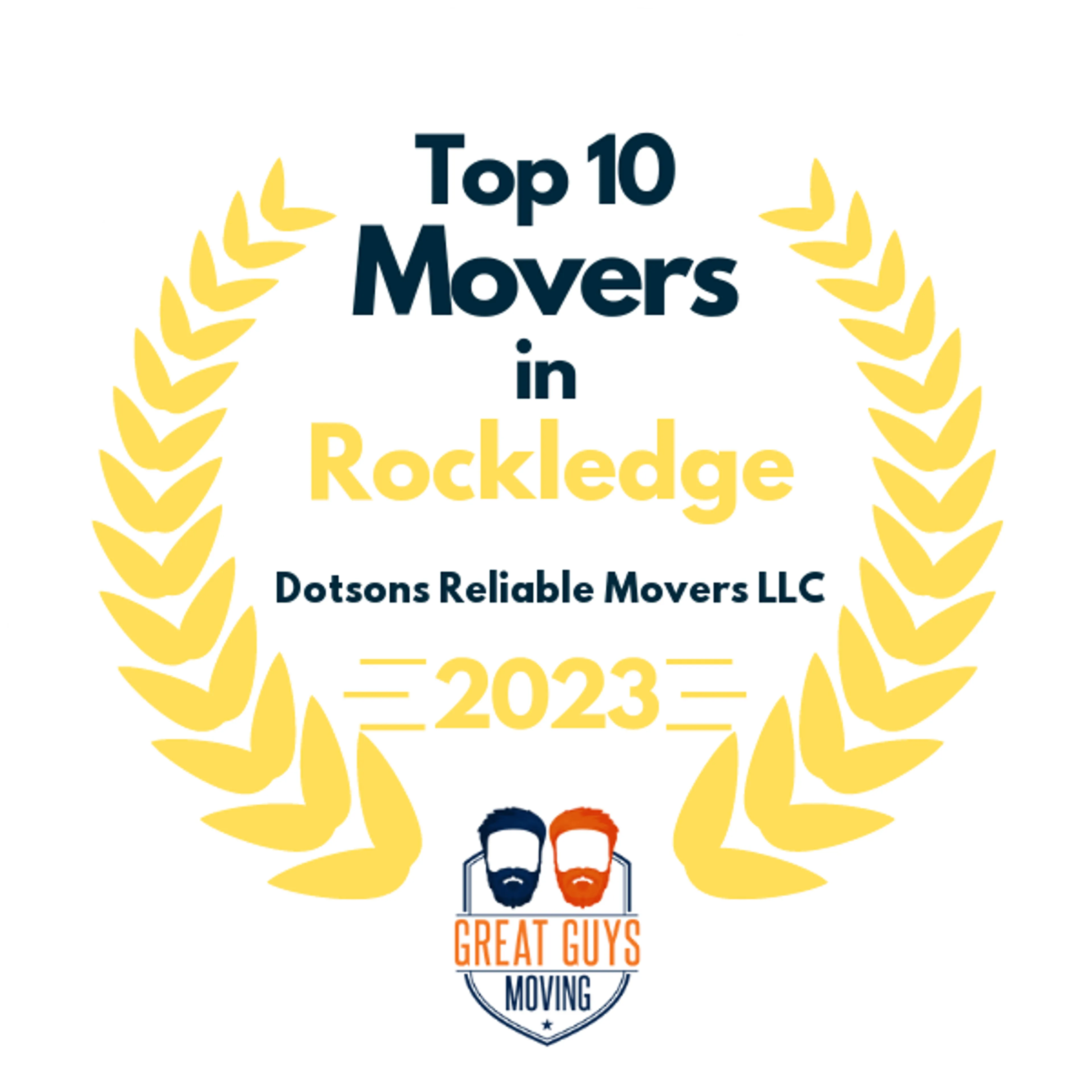 Top 10 Movers in Palm Bay, FL 2023 award