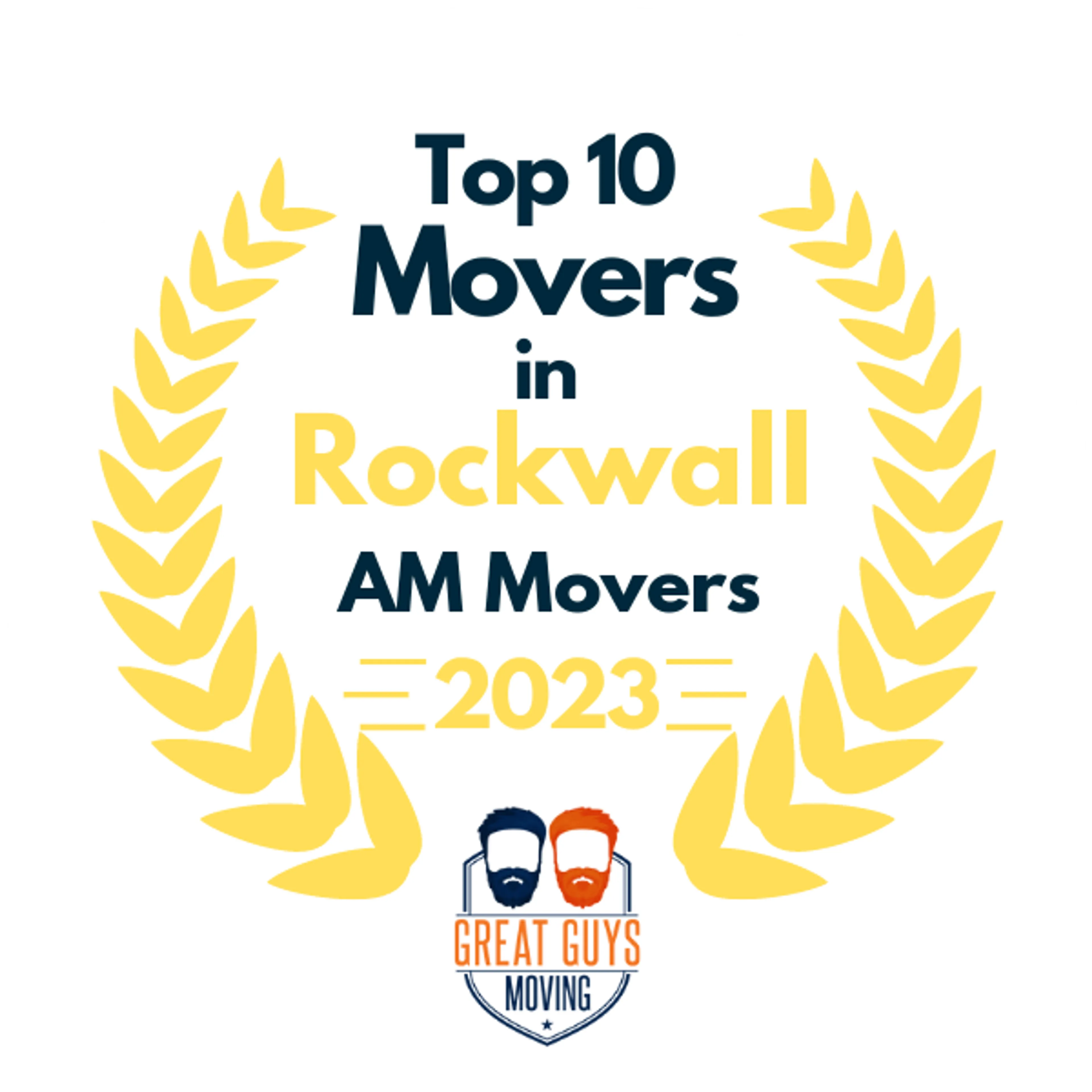 Top 10 Movers in Garland, TX 2023 award
