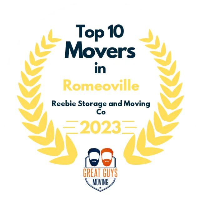 Top 10 Movers in Aurora, IL 2023 award