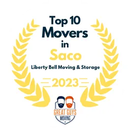 top 10 ranked movers in saco 2023 liberty bell moving storage image