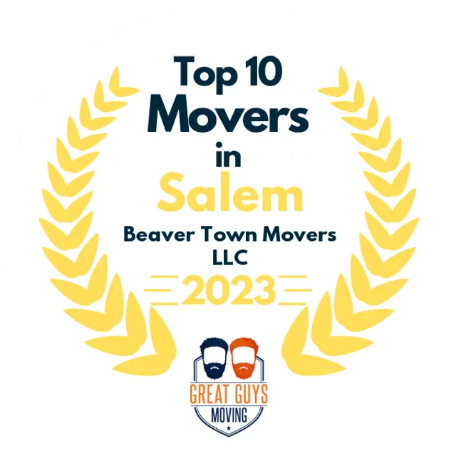 Top 10 Movers in Salem, OR 2023 award