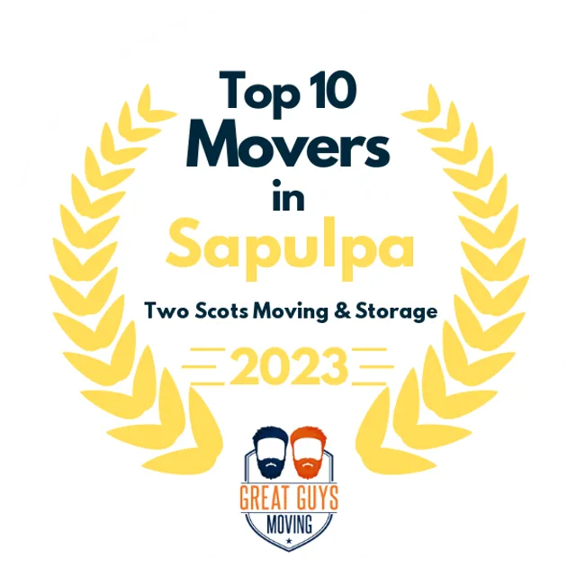 Top 10 Movers in Tulsa, OK 2023 award