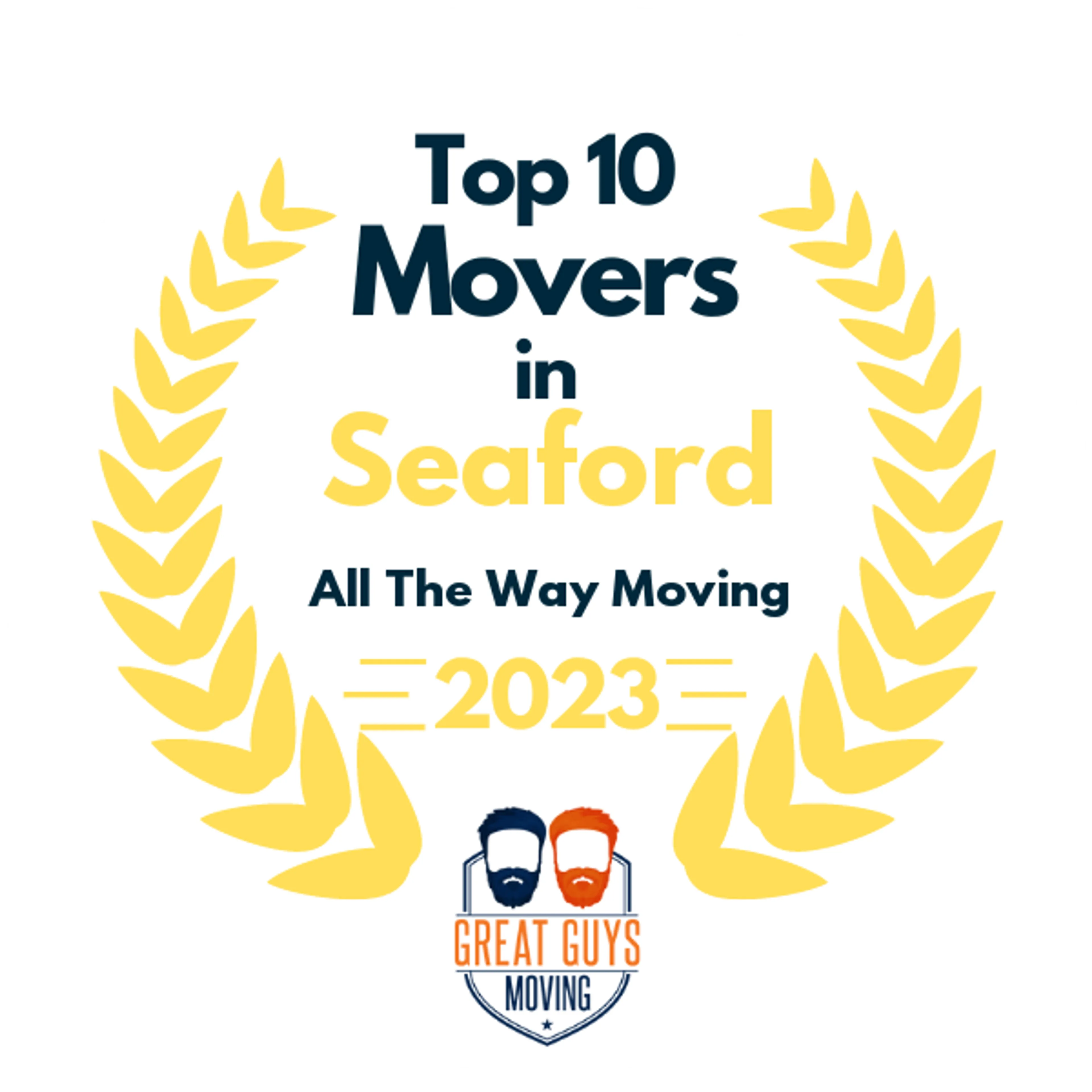 Top 10 Movers in Bowie, MD 2023 award