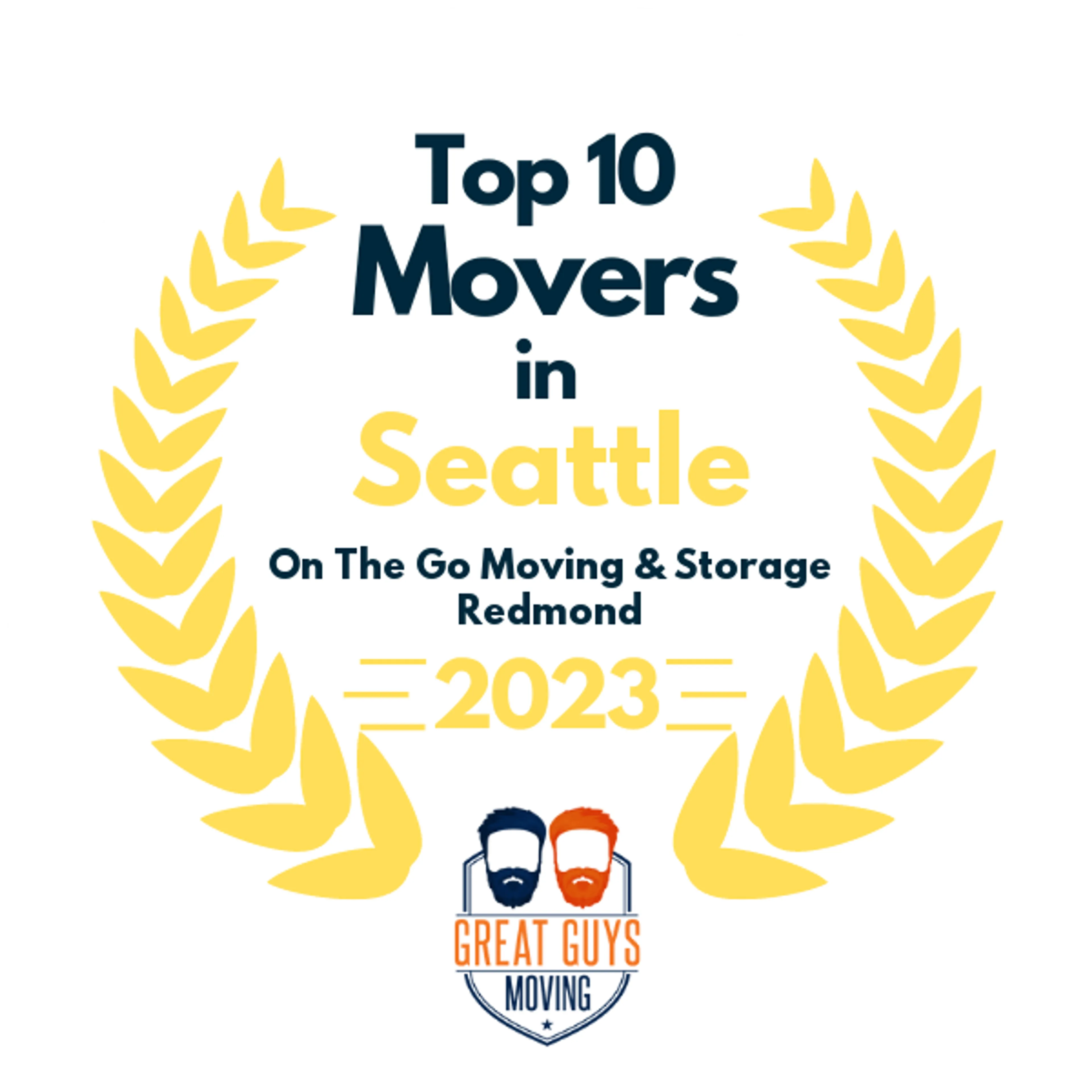 Top 10 Movers in Seattle, WA 2023 award