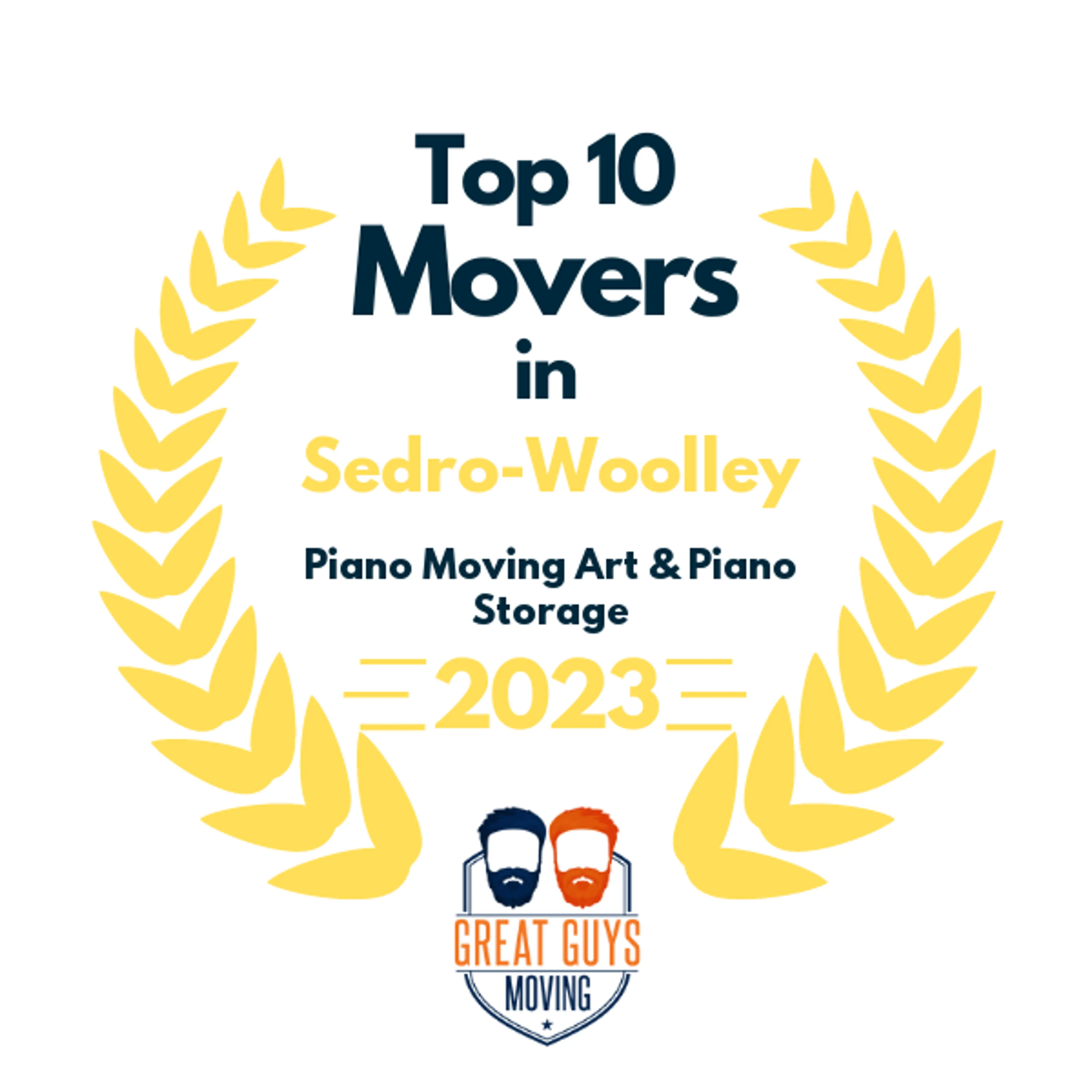 Top 10 Movers in Everett, WA 2023 award