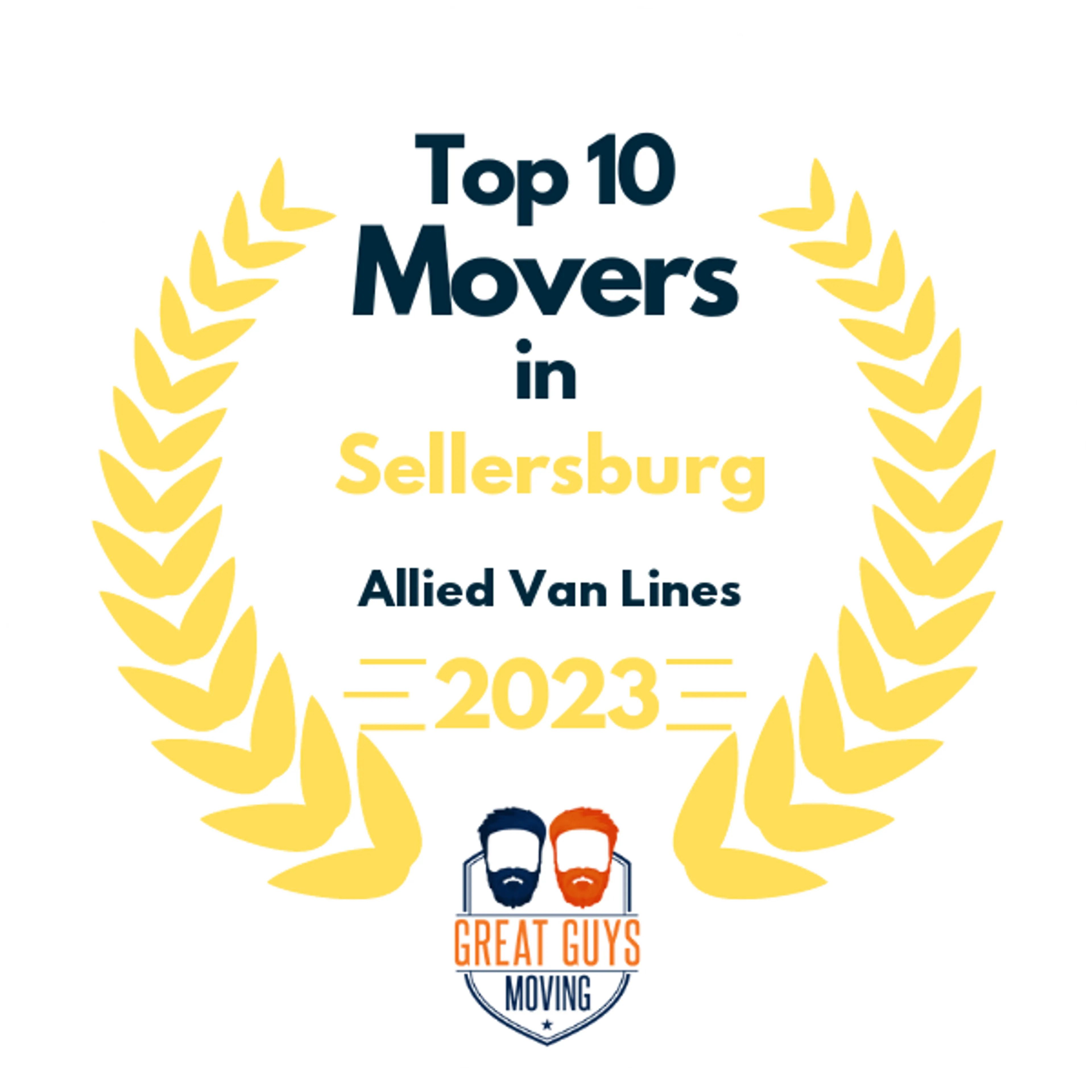 Top 10 Movers in Louisville, KY 2023 award
