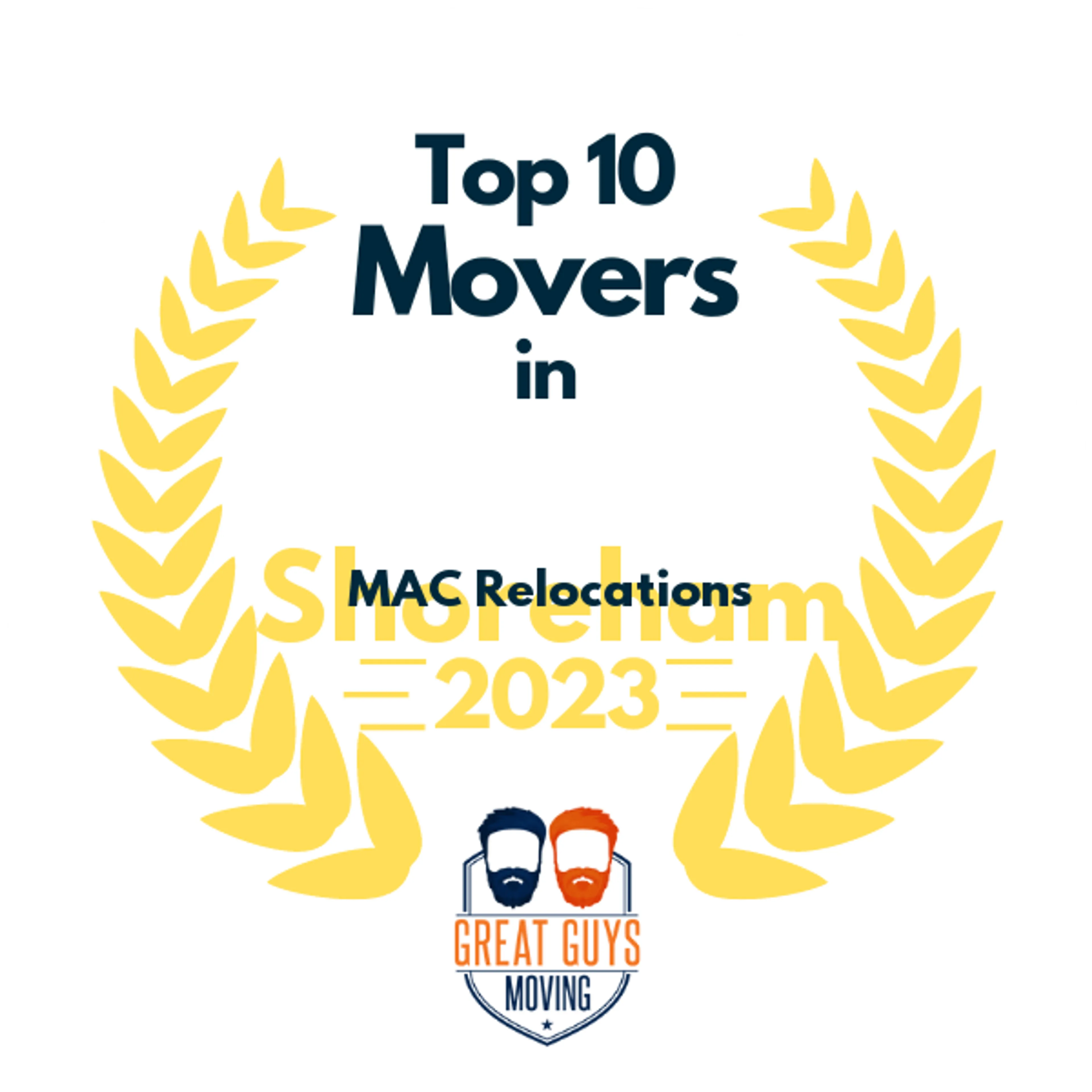 Top 10 Movers in Chicago, IL 2023 award