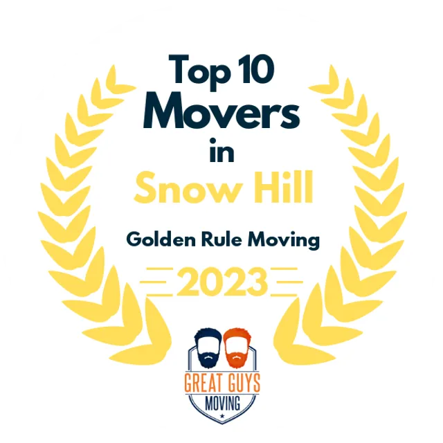 Top 10 Movers in Bowie, MD 2023 award