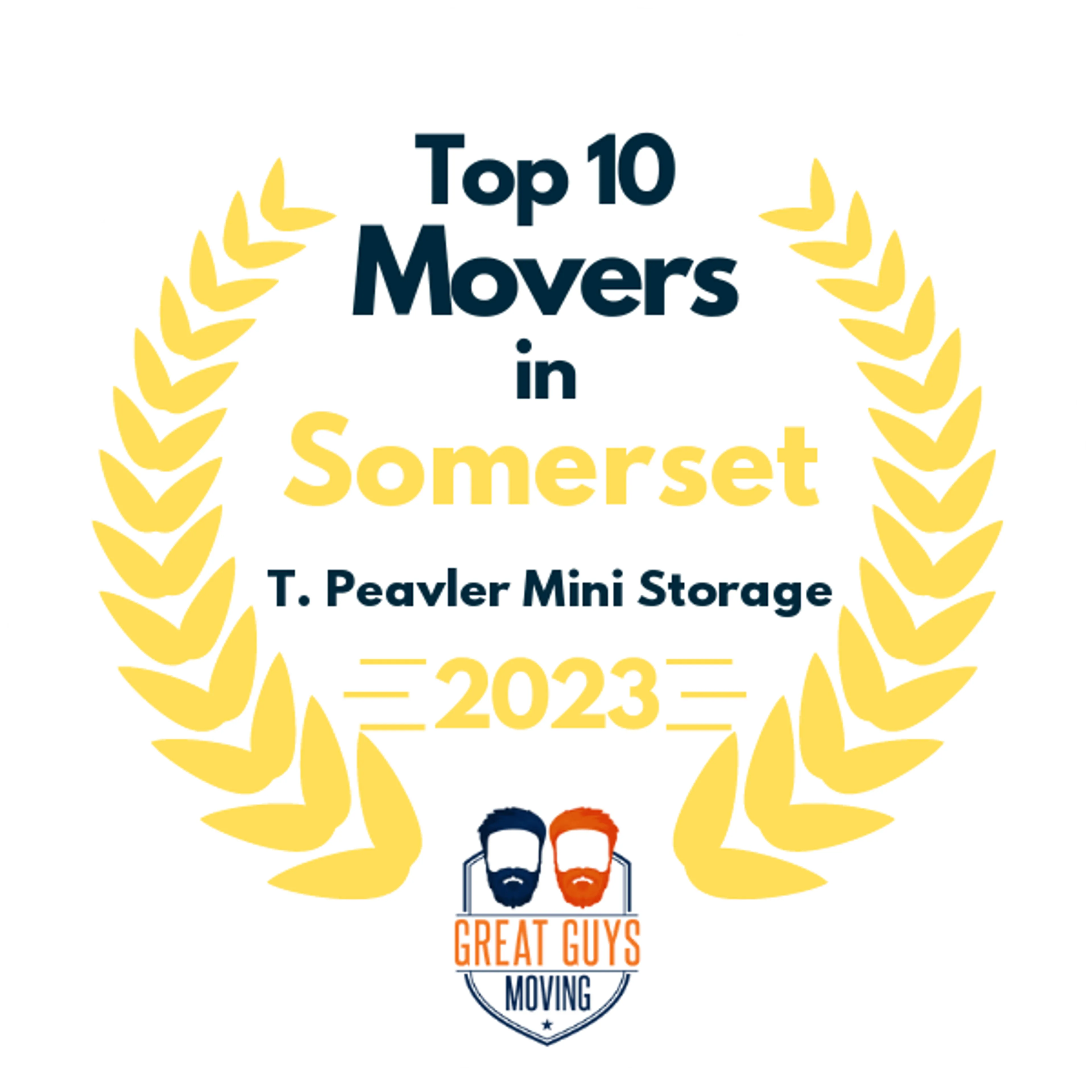 Top 10 Movers in Lexington, KY 2023 award