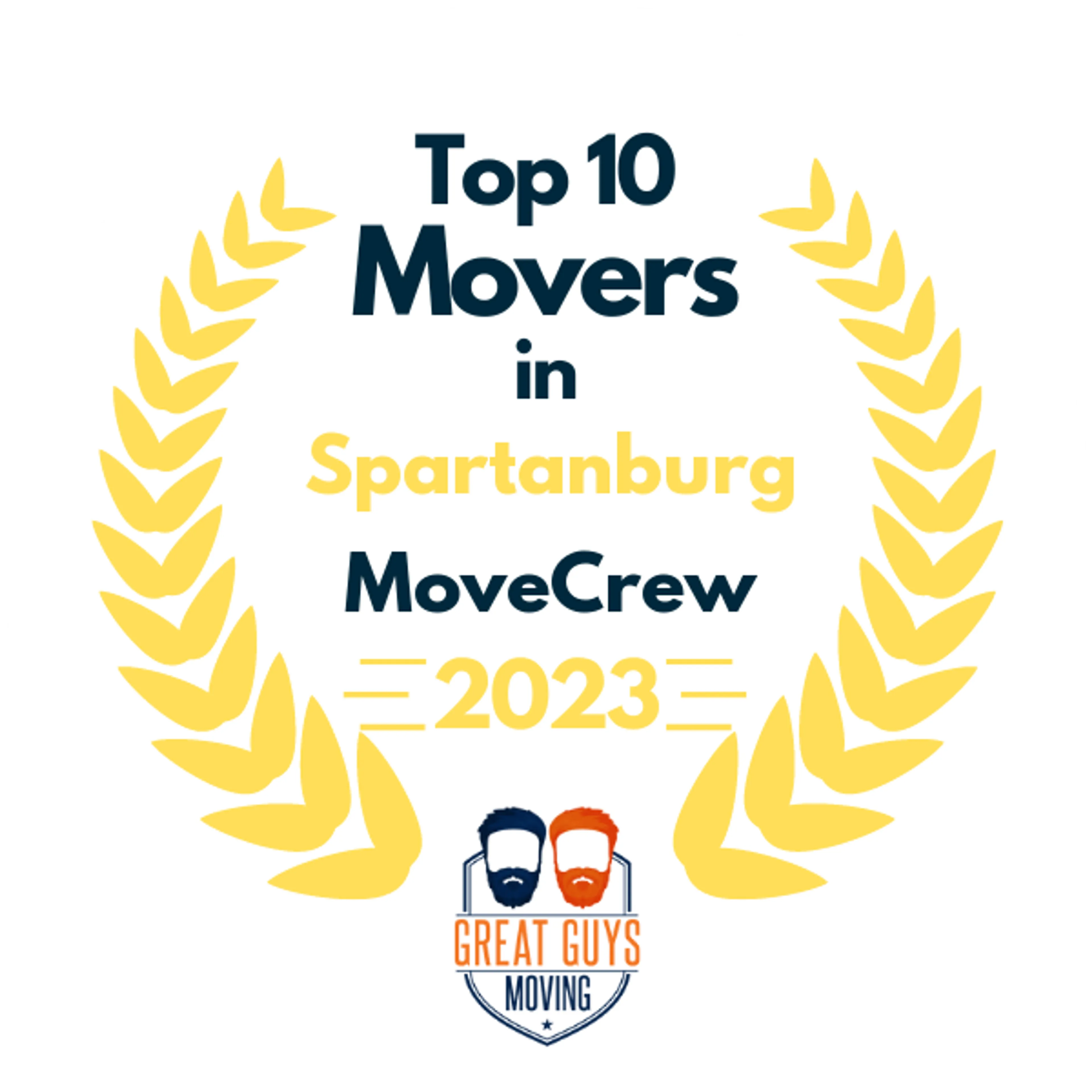 Top 10 Movers in Charleston, SC 2023 award