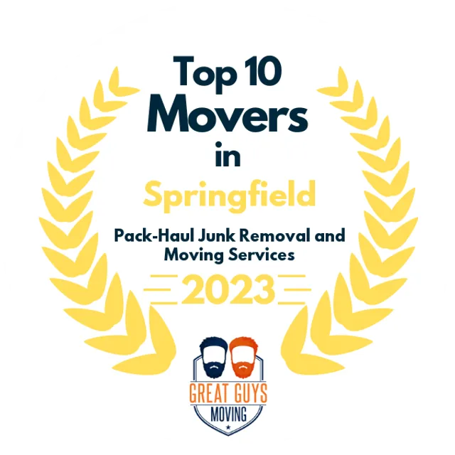 Top 10 Movers in Springfield, MO 2023 award