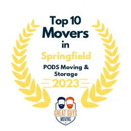 top 10 ranked movers in springfield 2023 pods moving storage image