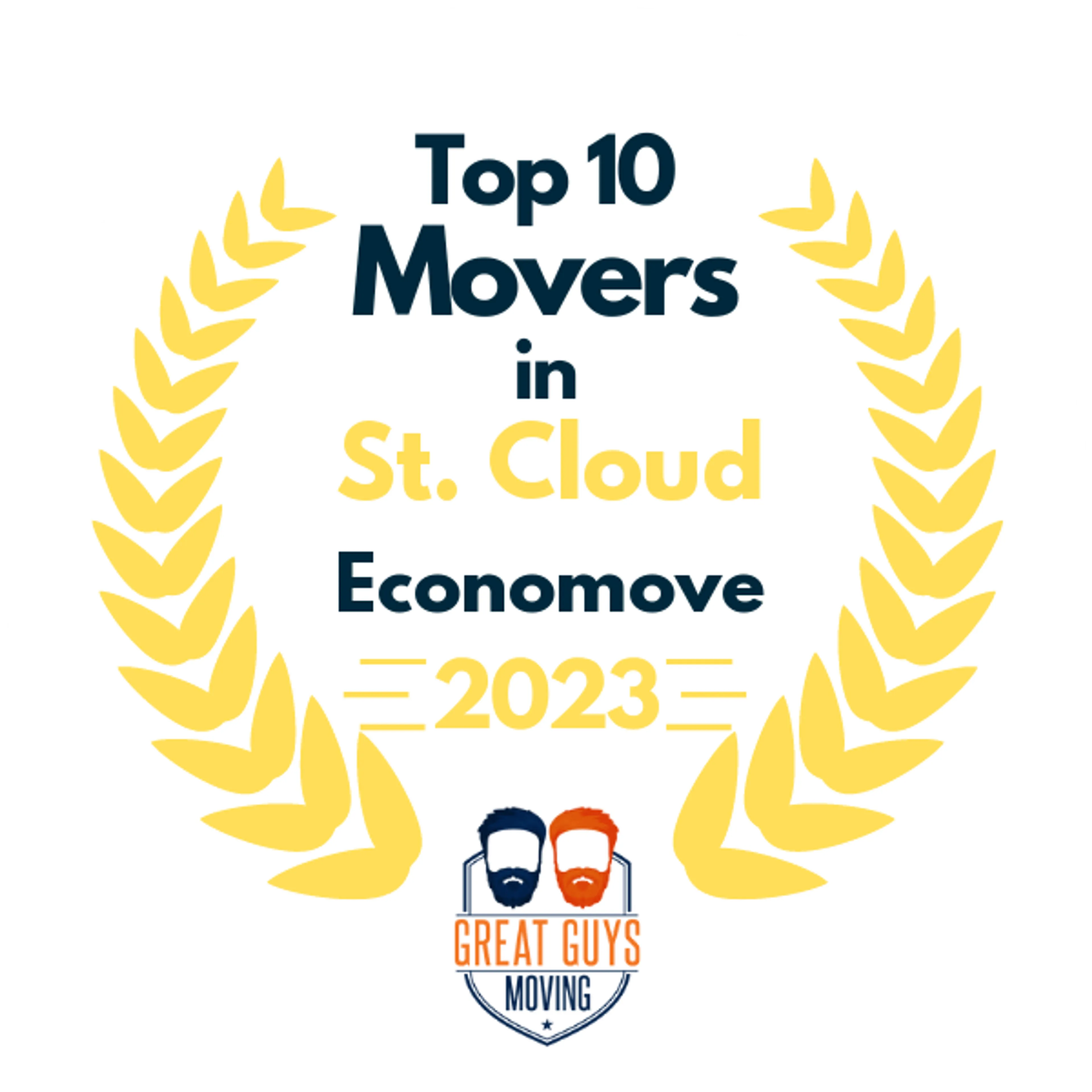 Top 10 Movers in St. Cloud, MN 2023 award