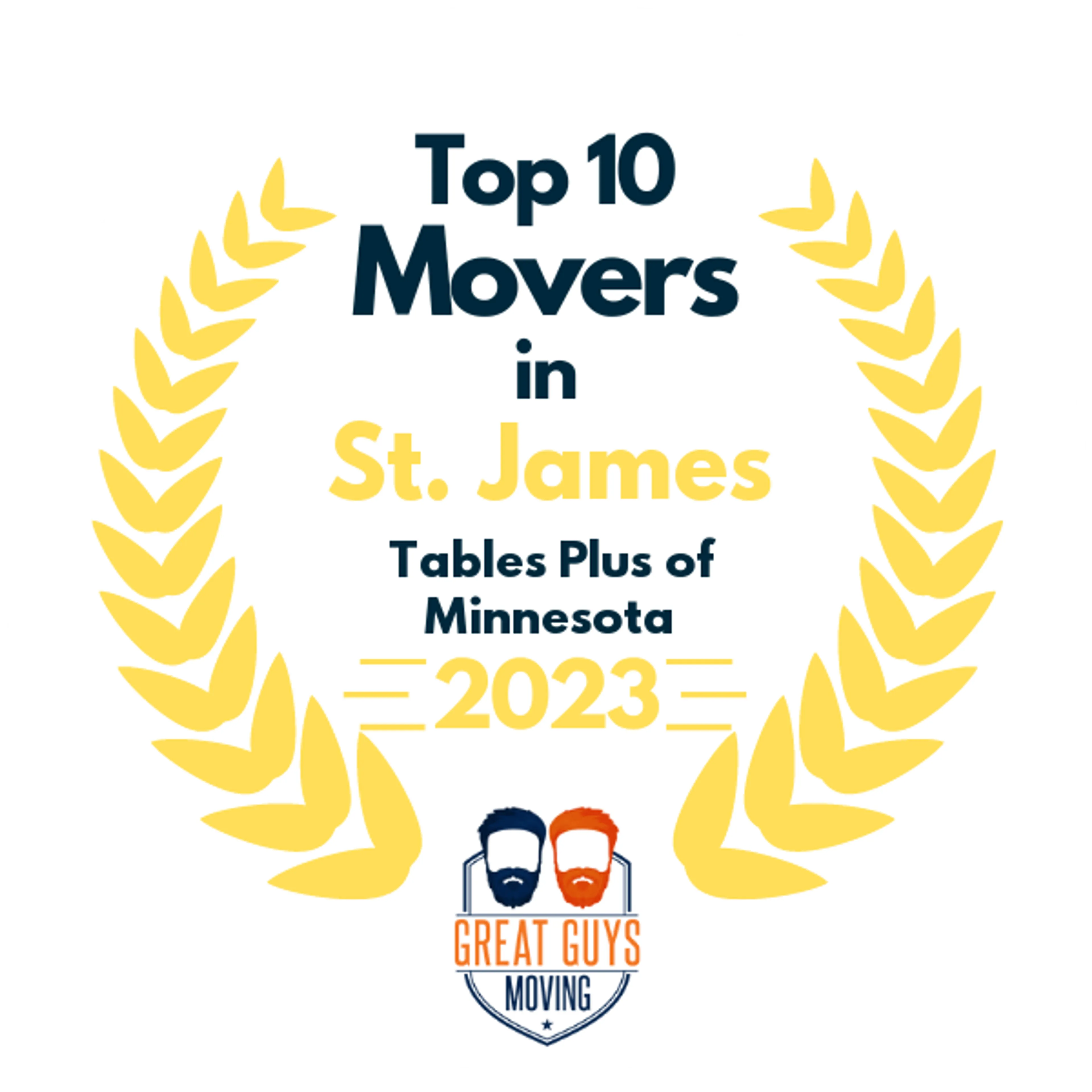 Top 10 Movers in Minneapolis, MN 2023 award