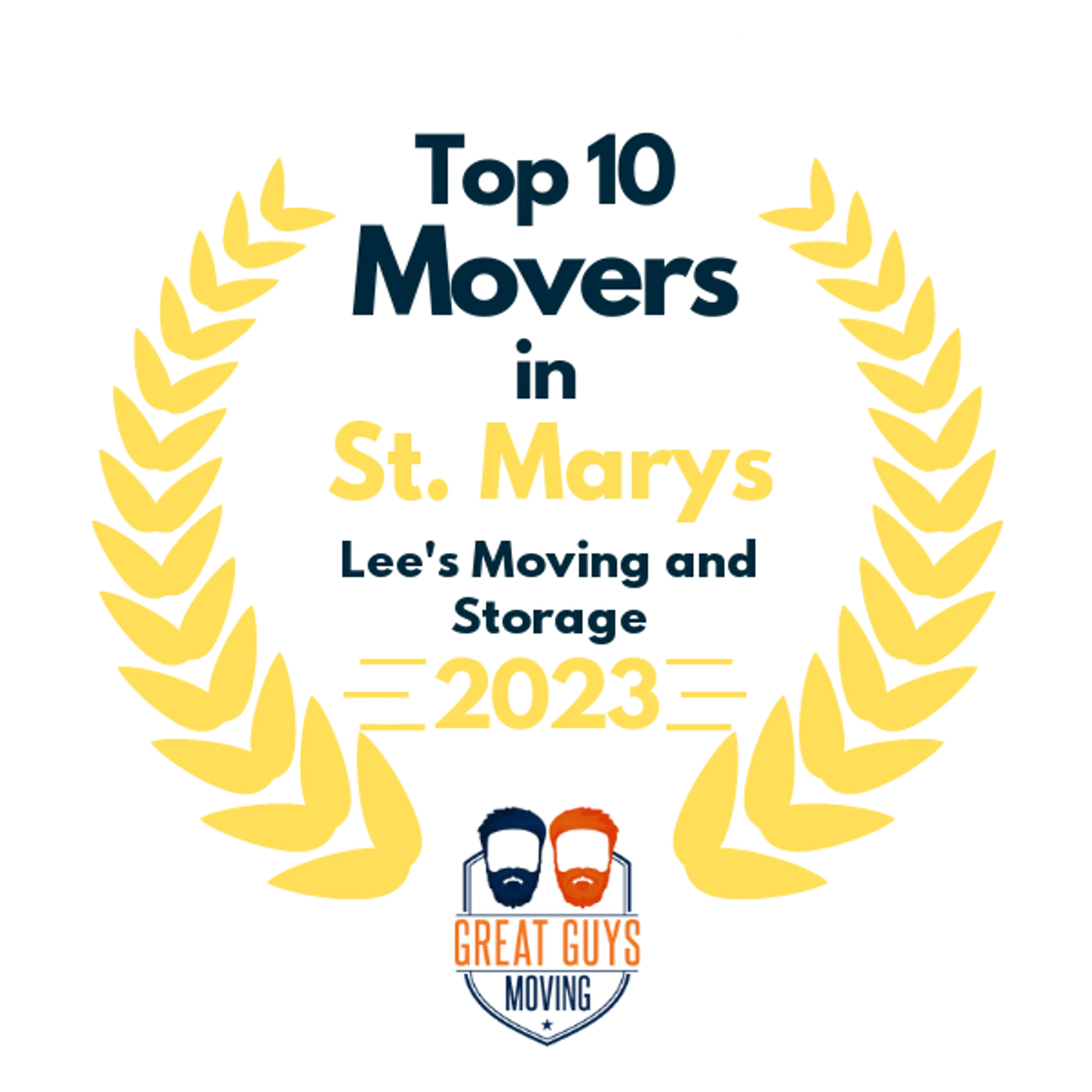 Top 10 Movers in Philadelphia, PA 2023 award