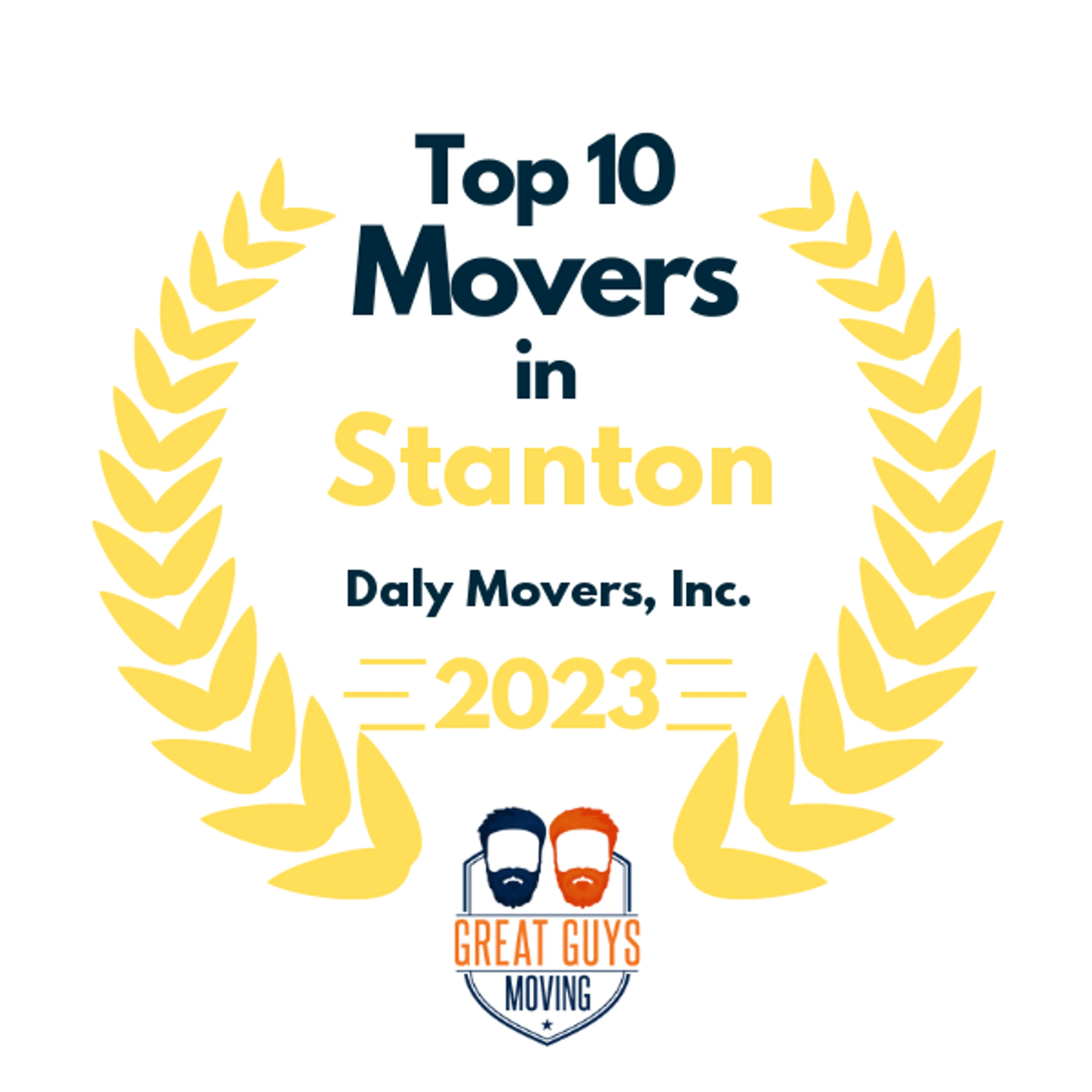 Top 10 Movers in Long Beach, CA 2023 award