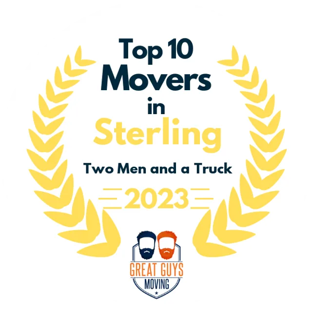 Top 10 Movers in Chicago, IL 2023 award