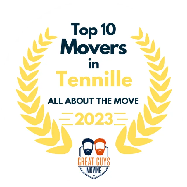 Top 10 Movers in Athens, GA 2023 award