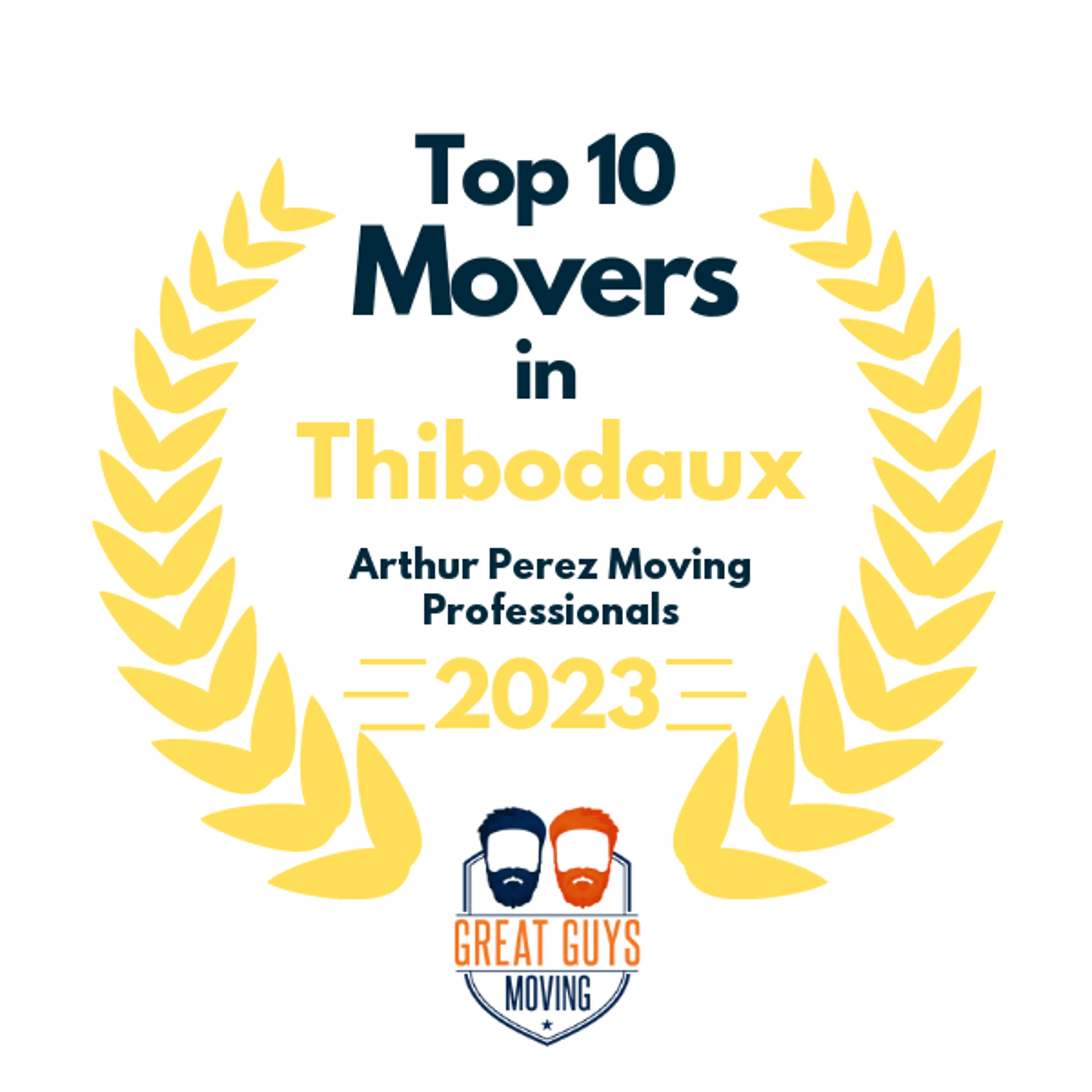 Top 10 Movers in New Orleans, LA 2023 award
